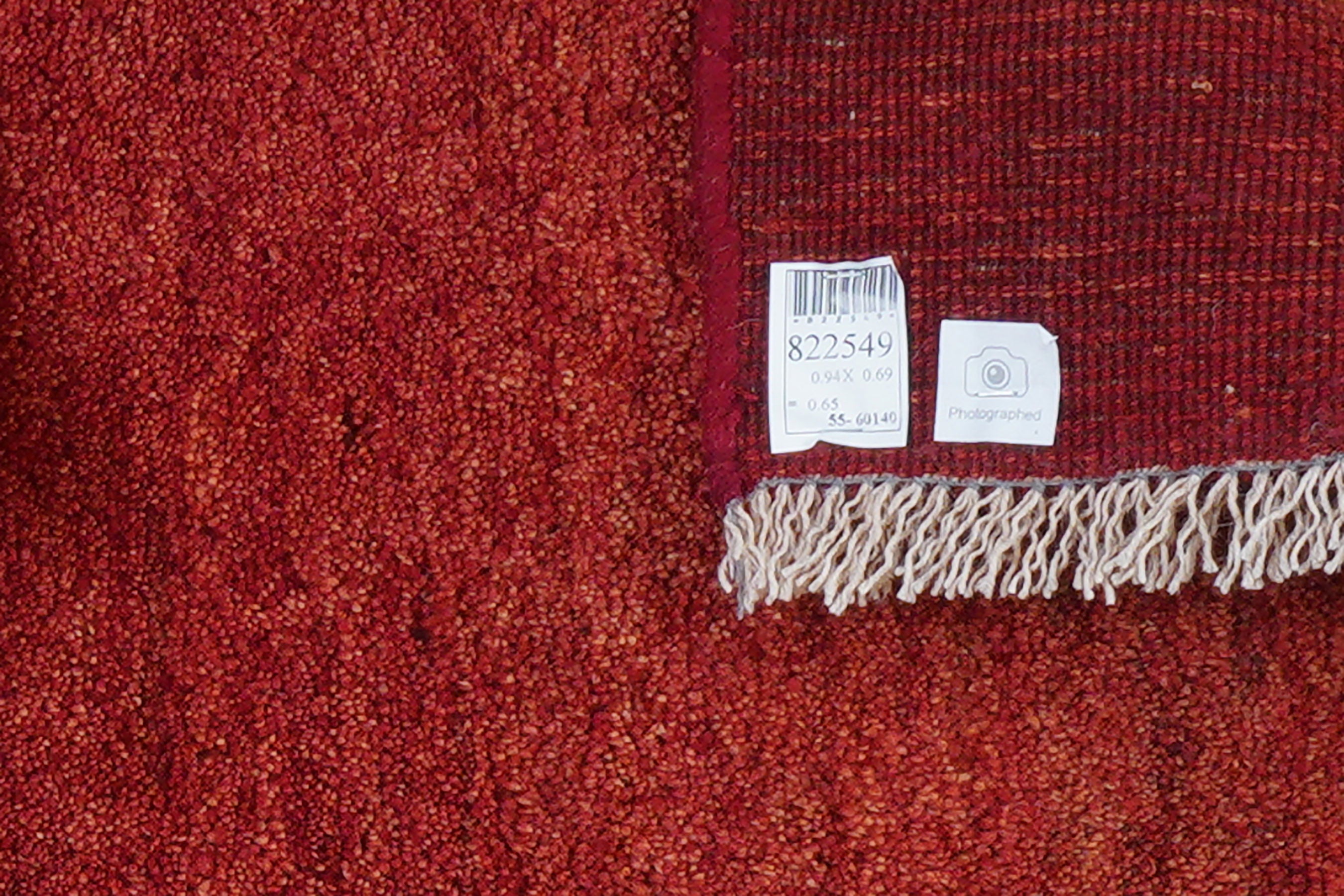 Gabbeh Teppich Wolle Rot