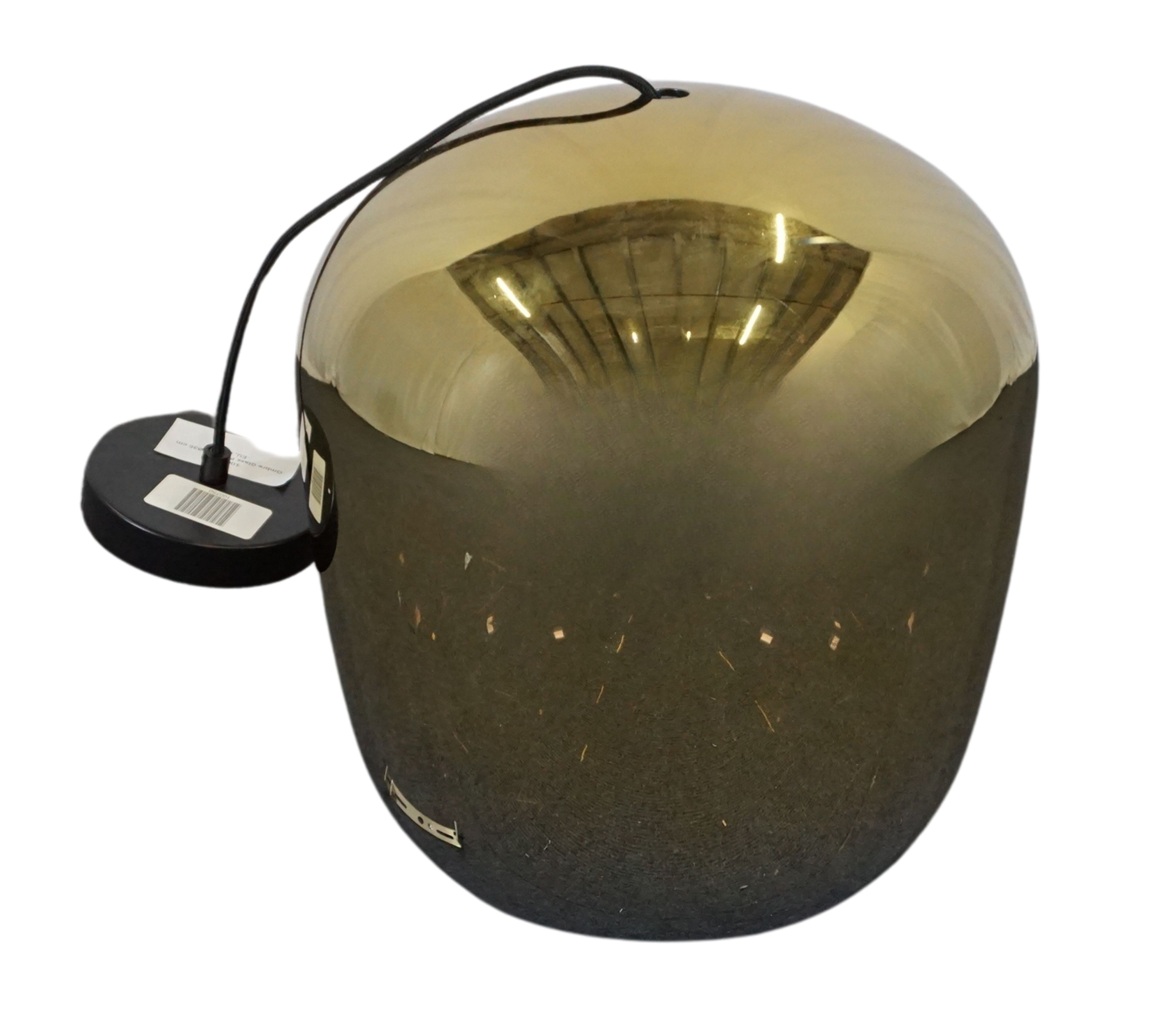 Ombre Pendelleuchte Glas Gold Ø 35cm