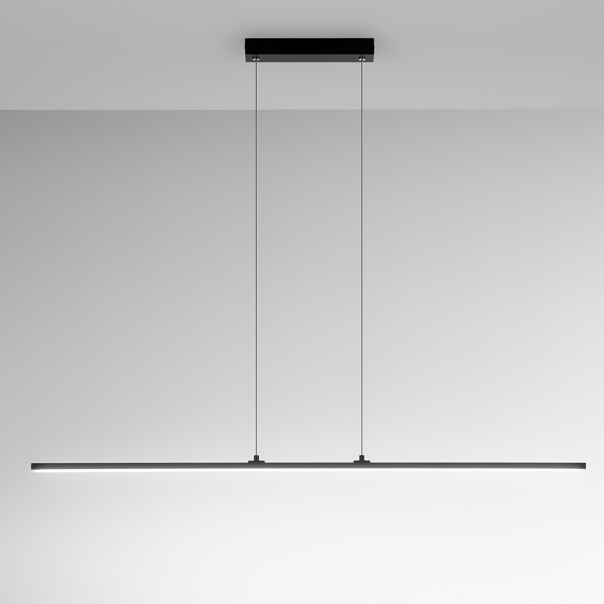 Shanghai Type A LED pendant light 1-lamp aluminum black