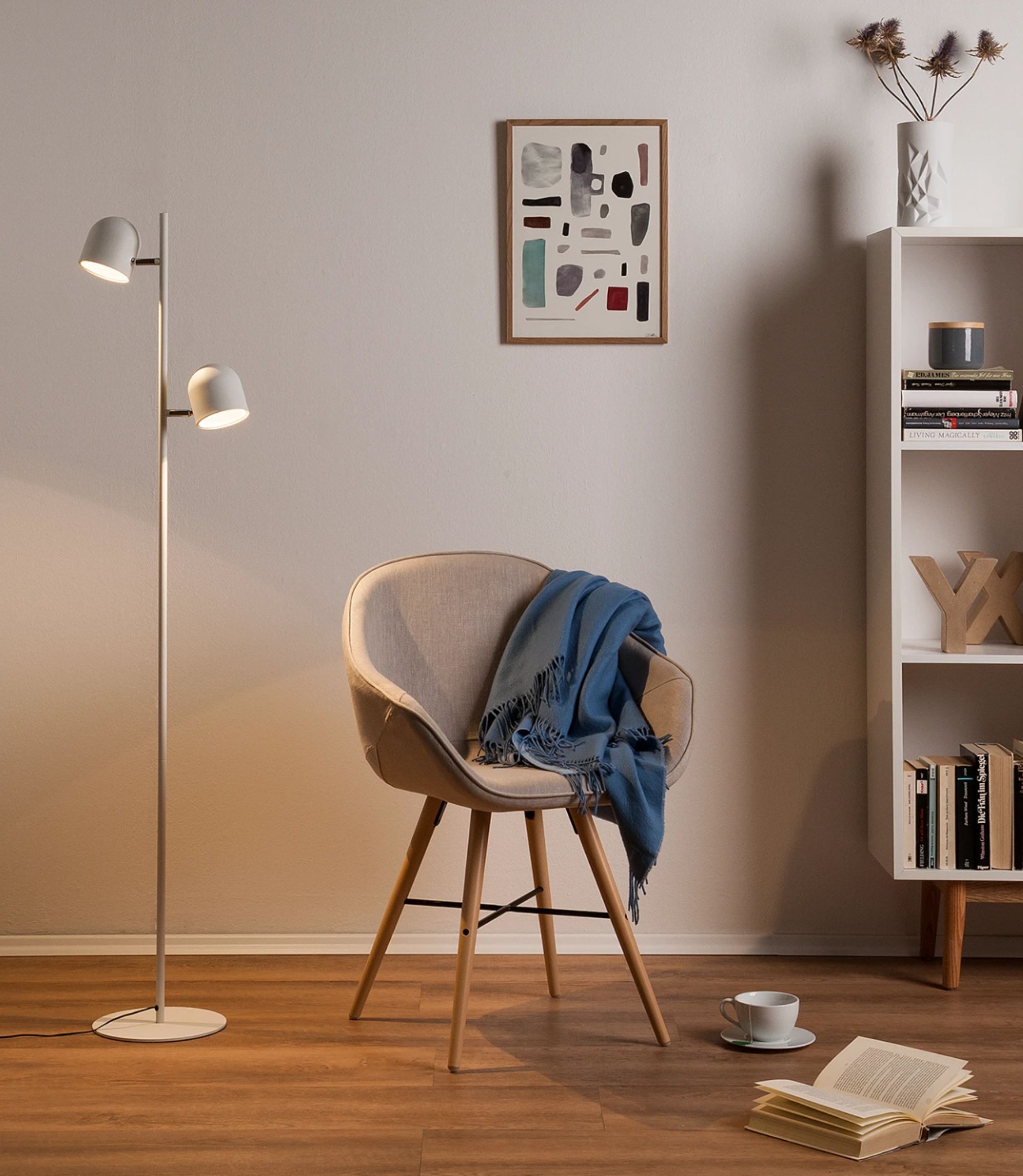 LED floor lamp Jon Eisen 2-light White