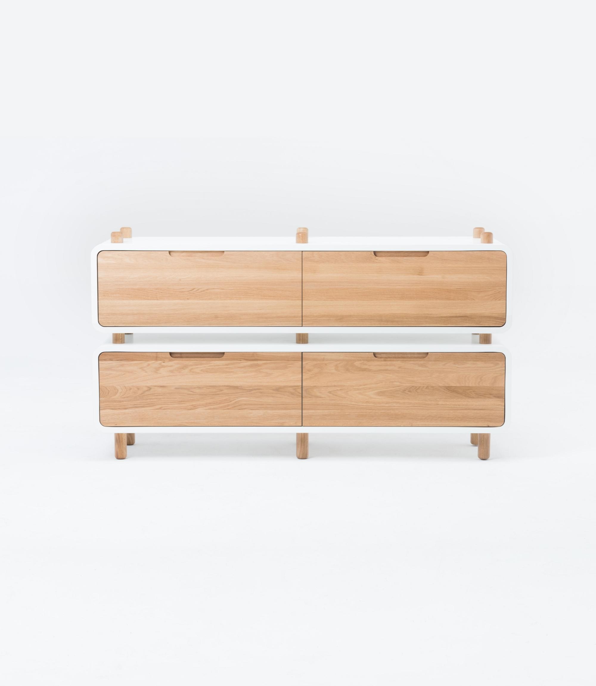 Sideboard aus Handarbeit Loop Eiche
