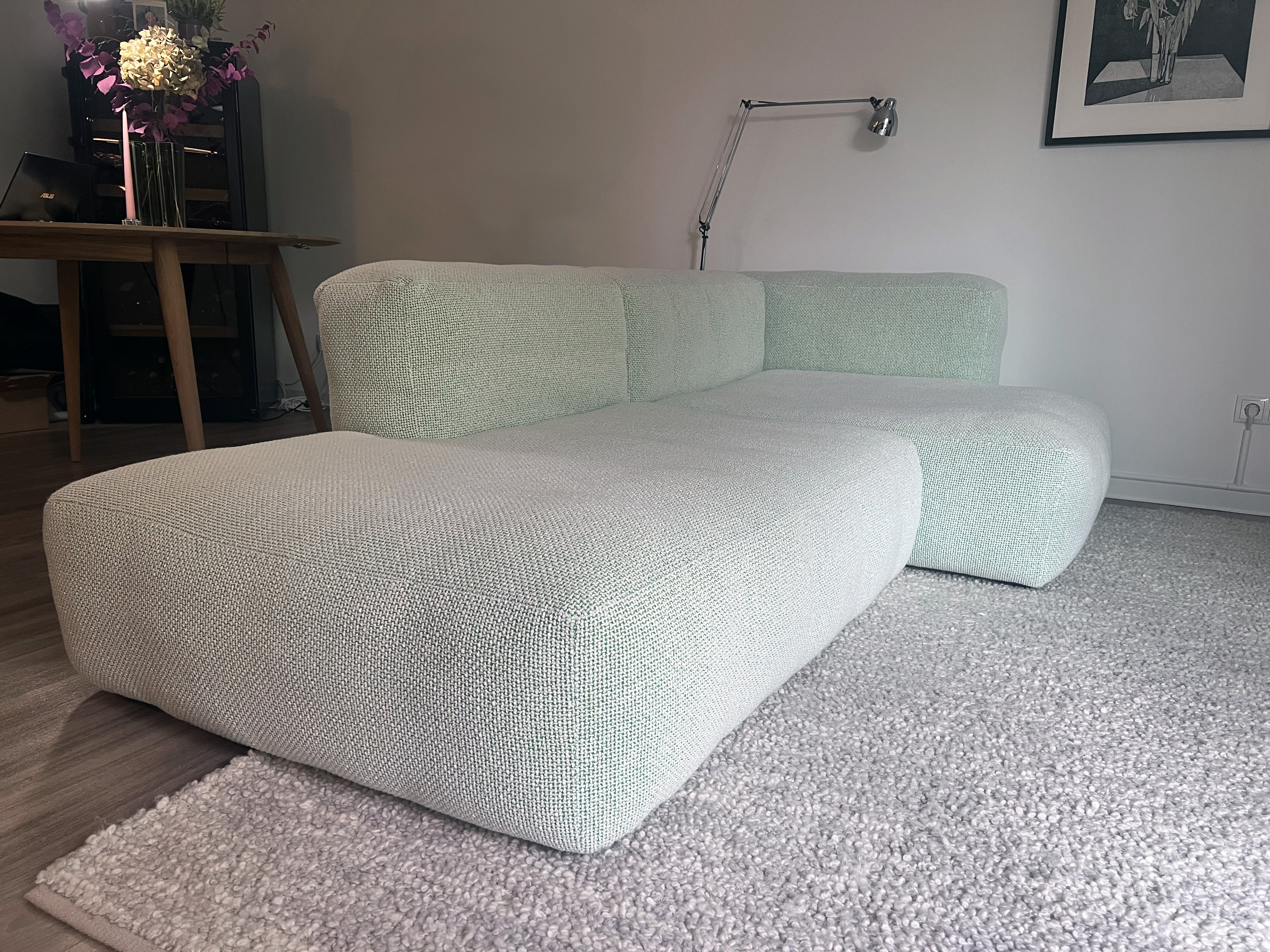 Mags Sofa 2-Sitzer Grün Weiß 