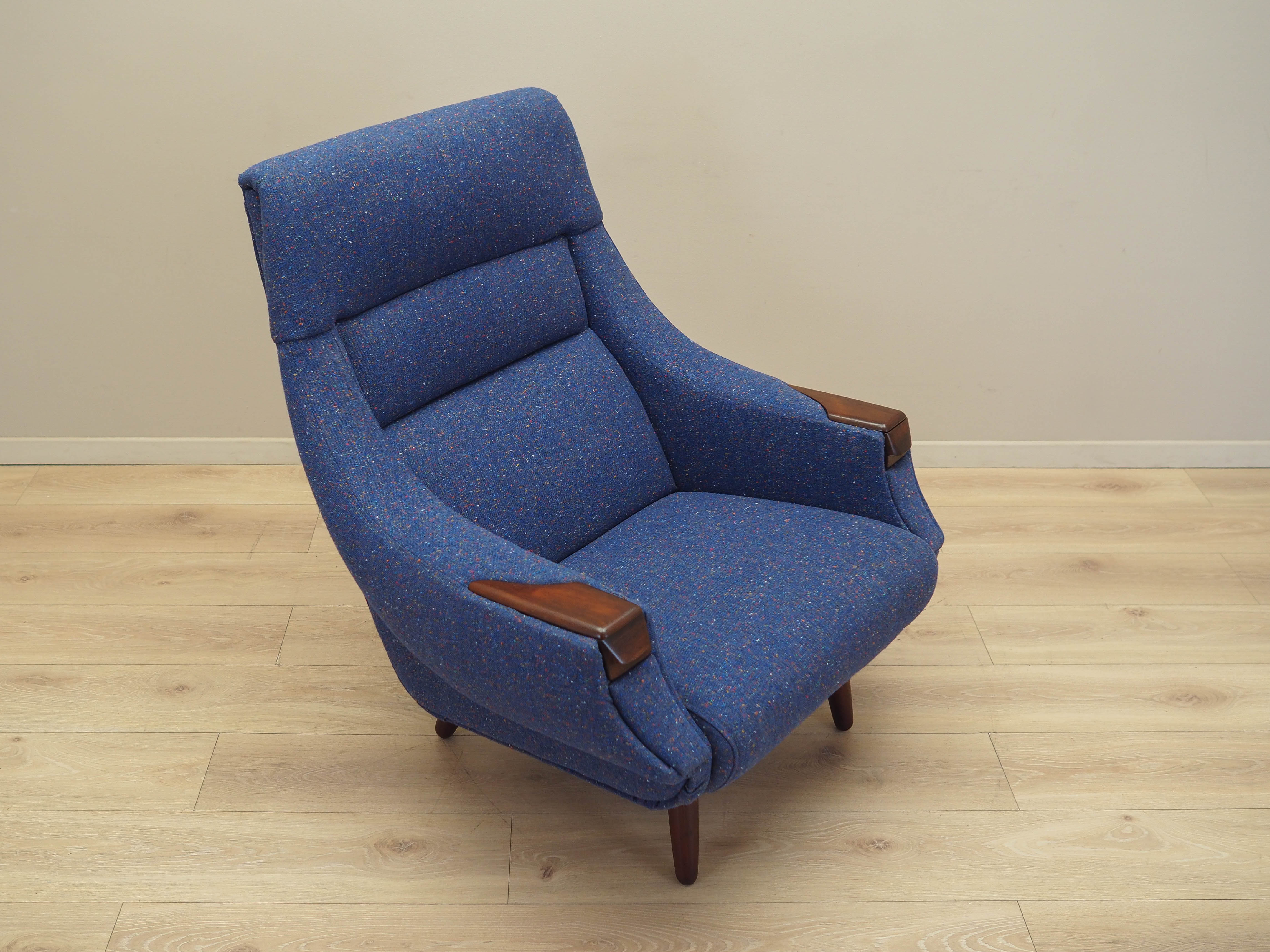Lounge Chair Blau 1960er Jahre