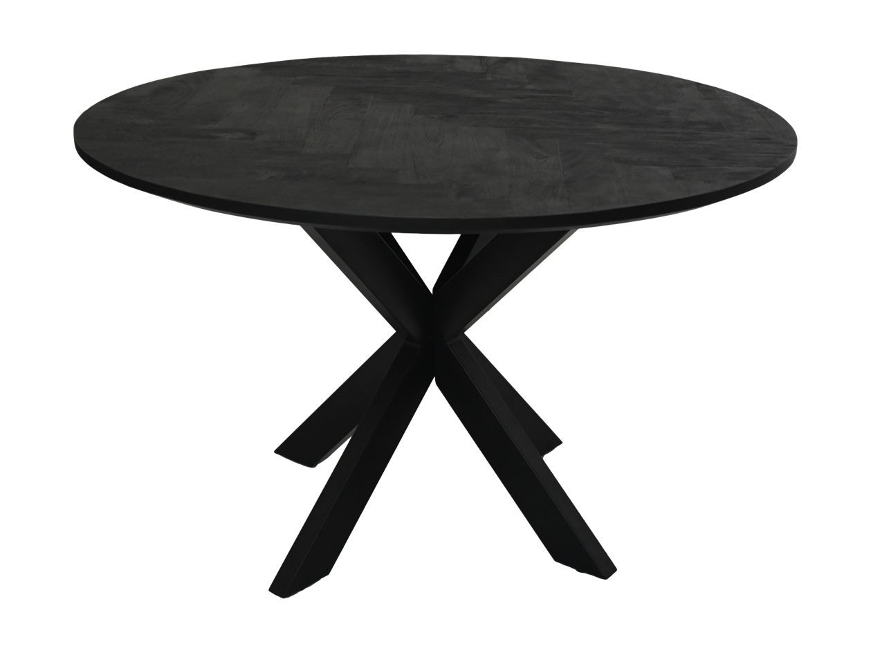 Runder Esstisch Mangoholz Metall ø100cm