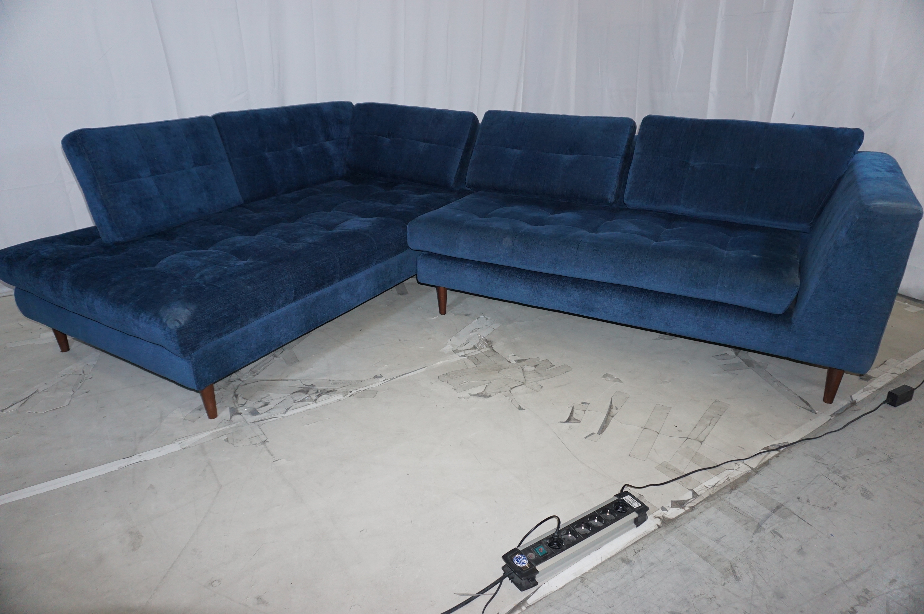 Nelson Sofa Récamiere Links Planet Legion Blue