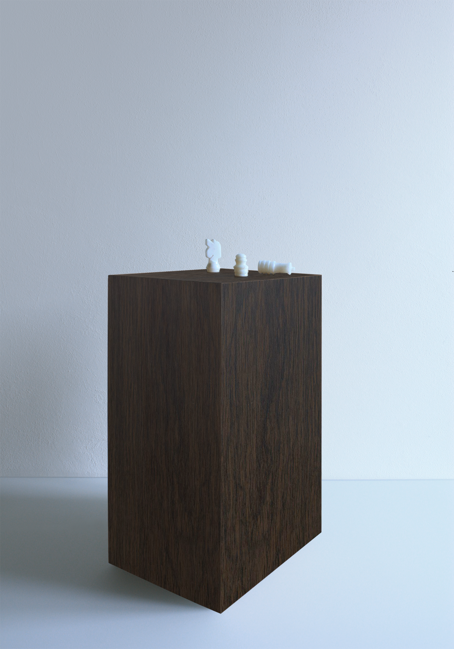 Beistelltisch Wengé-Holz Braun