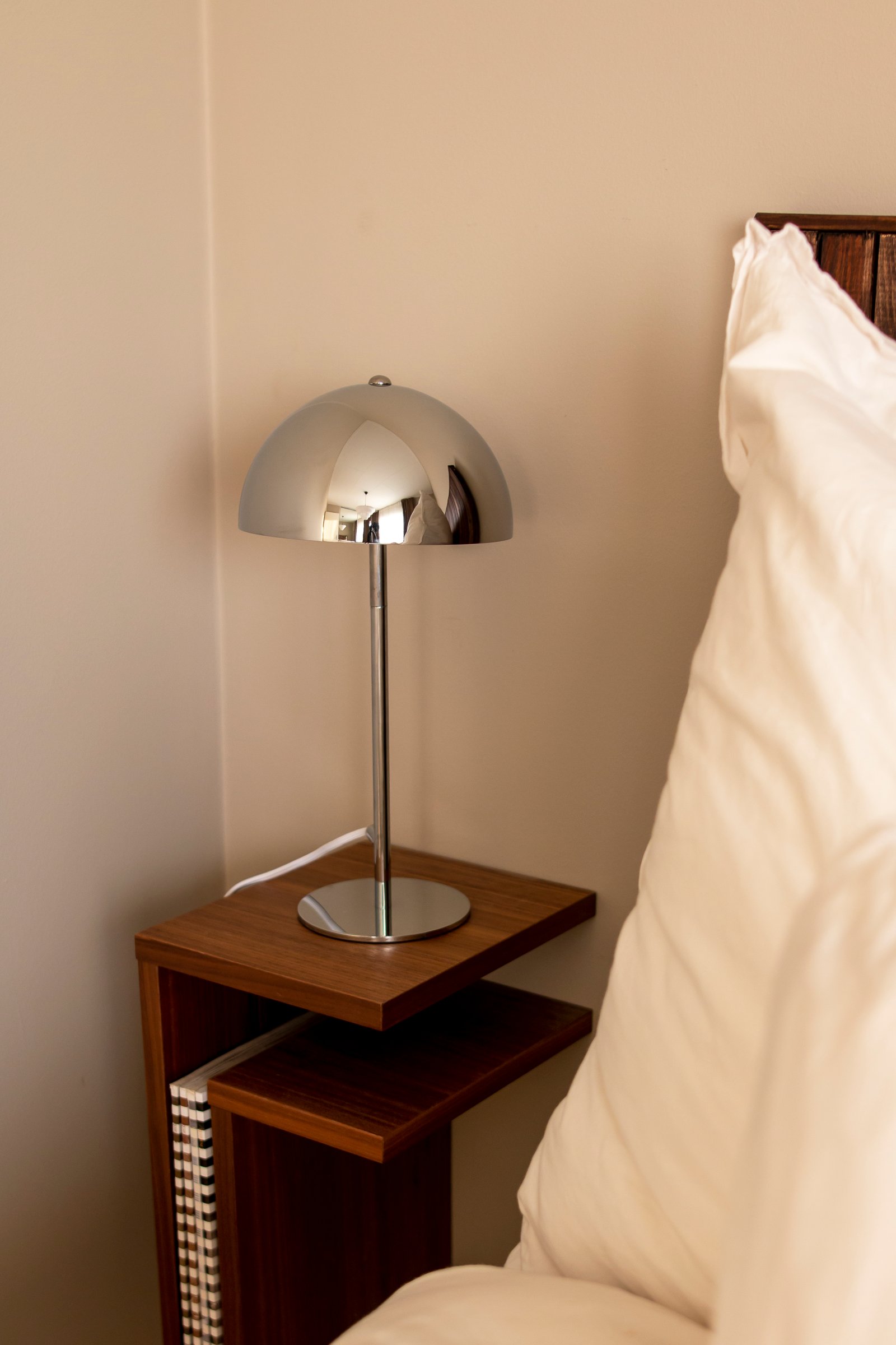 Icon Tischleuchte Chrom Ø 18cm