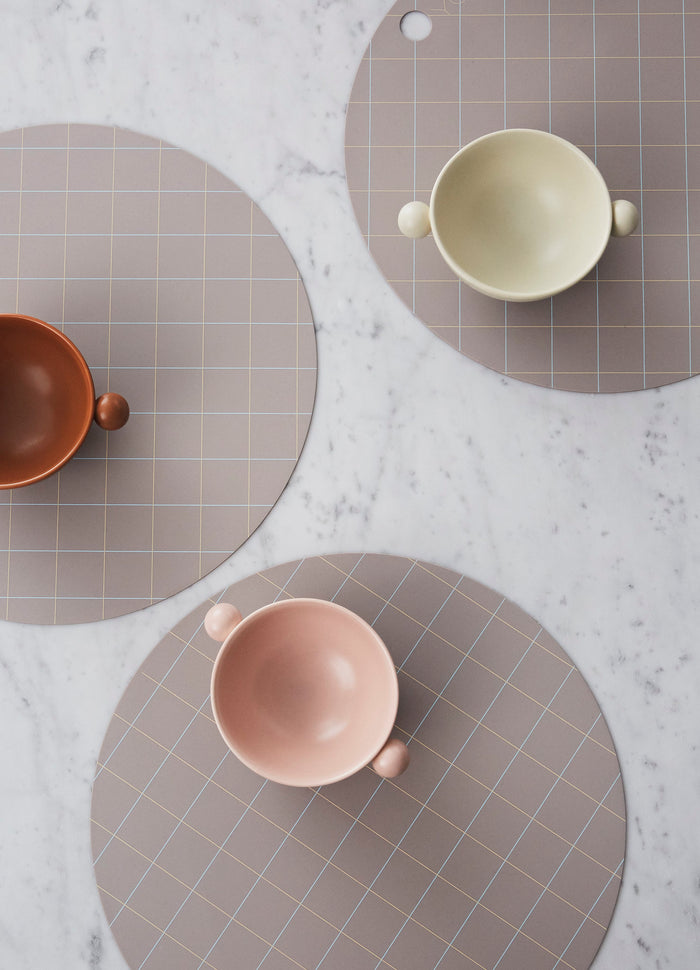 Inka Schale Porzellan Braun