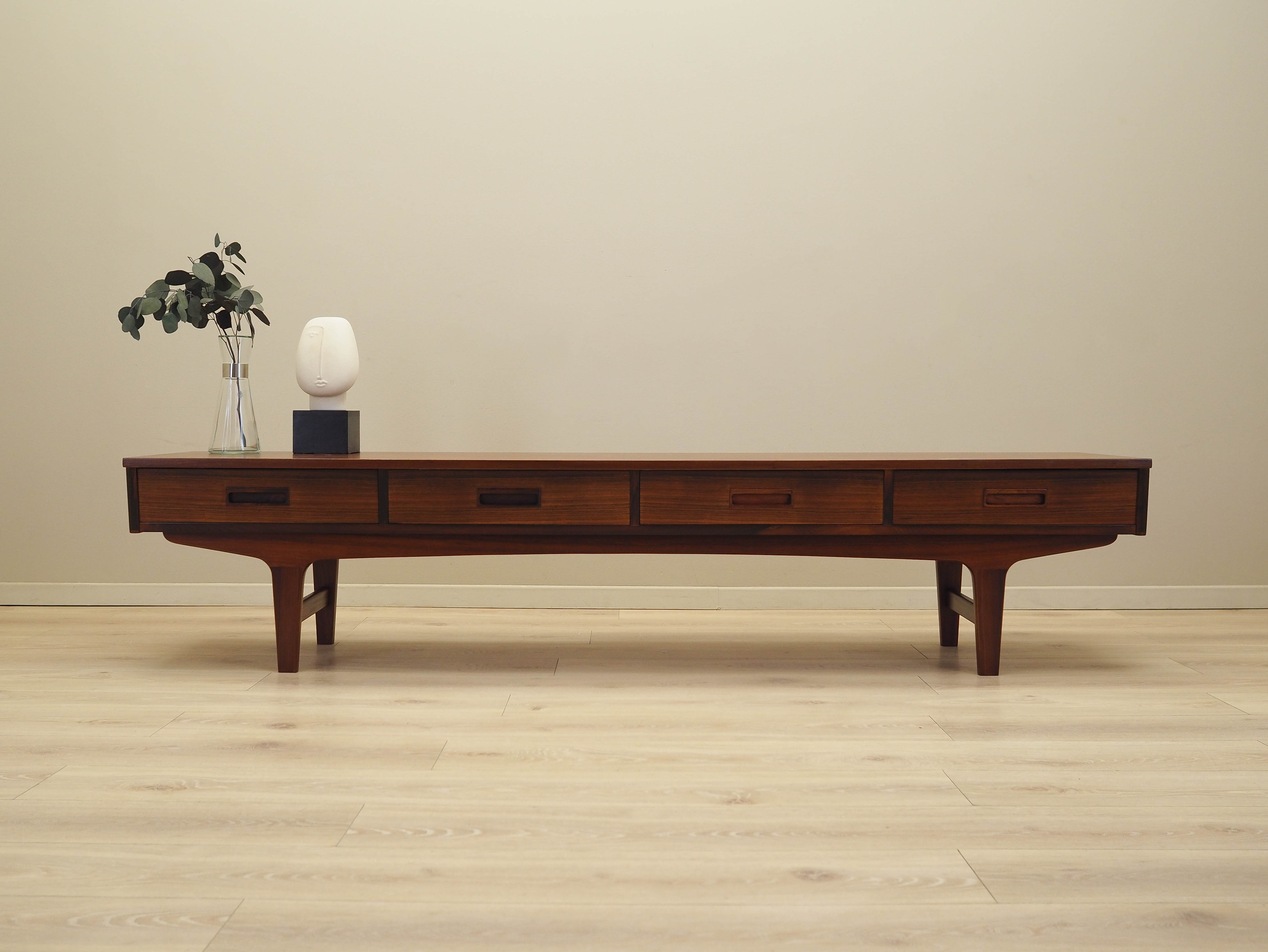 Walnuss Lowboard Braun 1970er Jahre