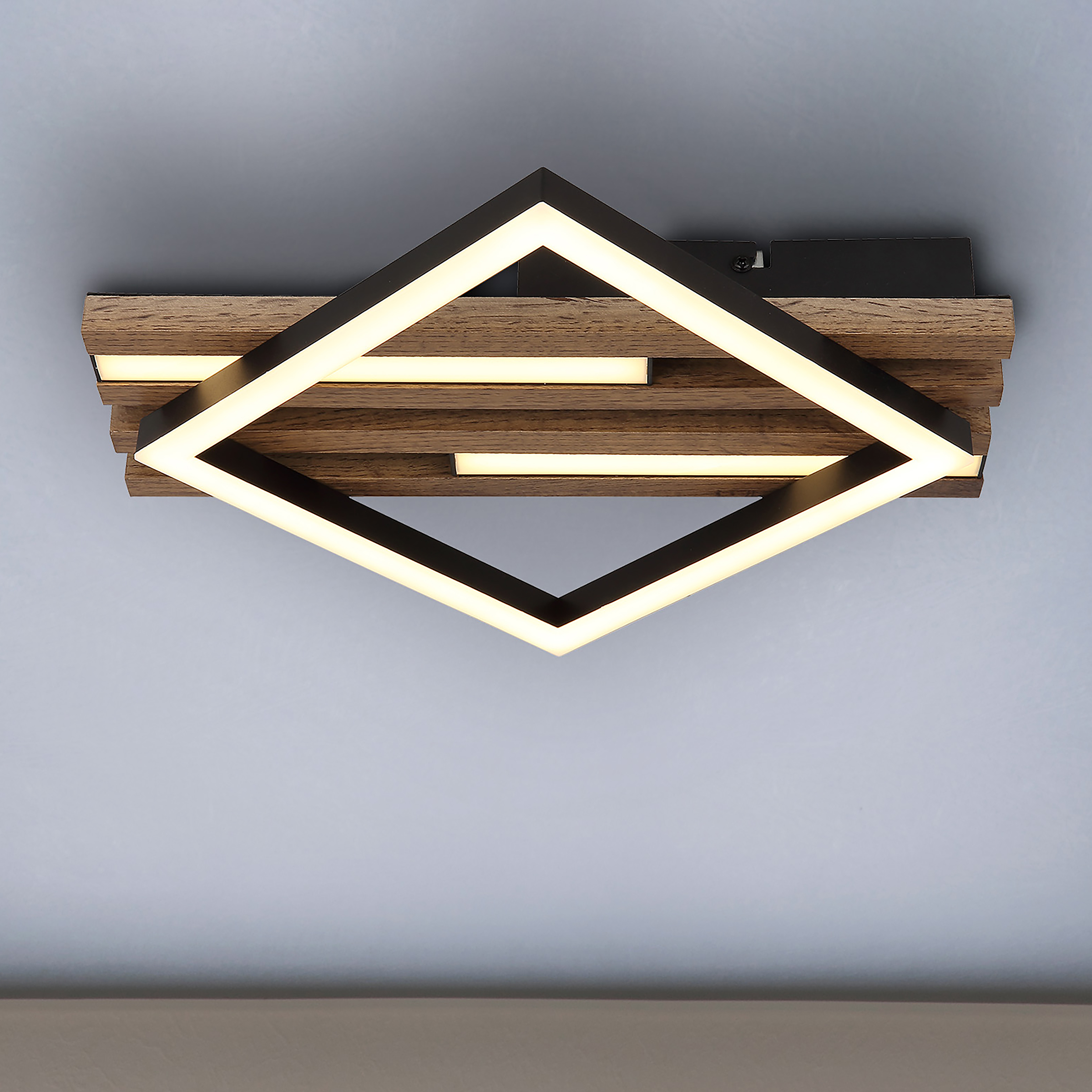 Obrien Typ A LED-Deckenleuchte 1-flammig Acrylglas Eisen