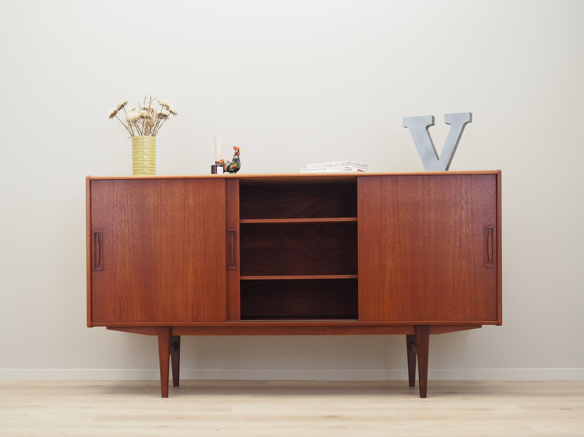 Vintage sideboard teak brown 1960s