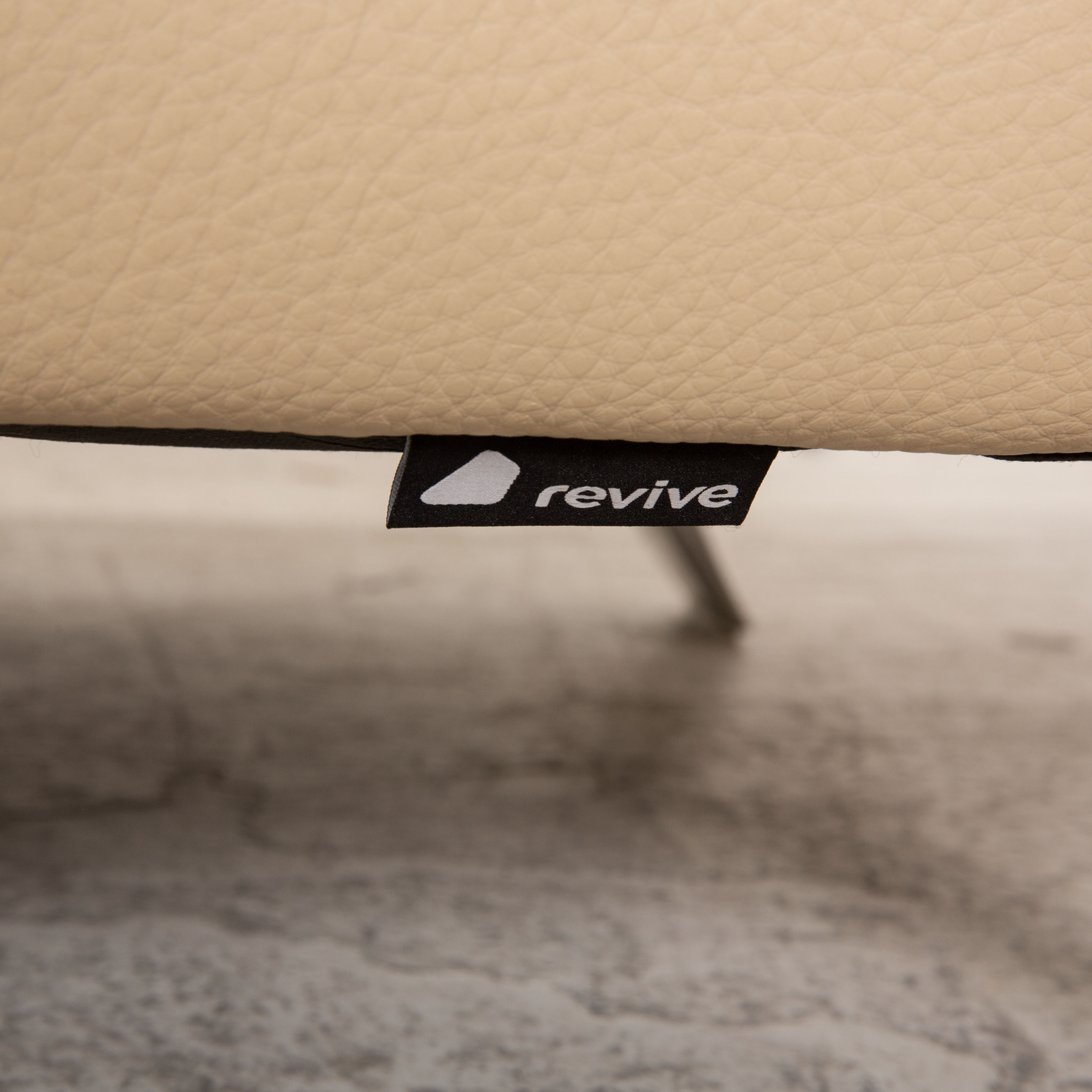 Rossini Schlafsofa Leder Creme 