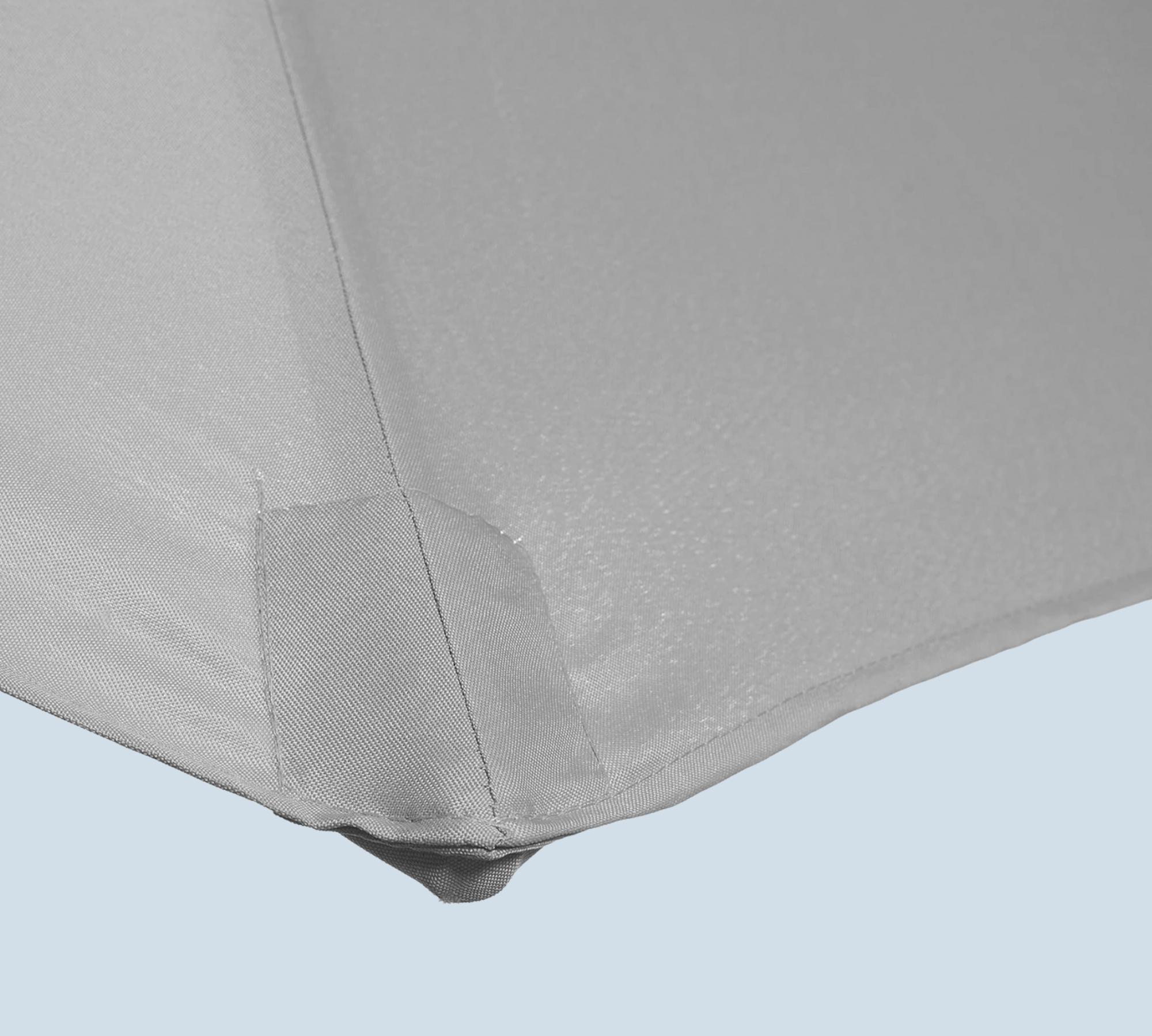 Sonnenschirm Aluminium Grau