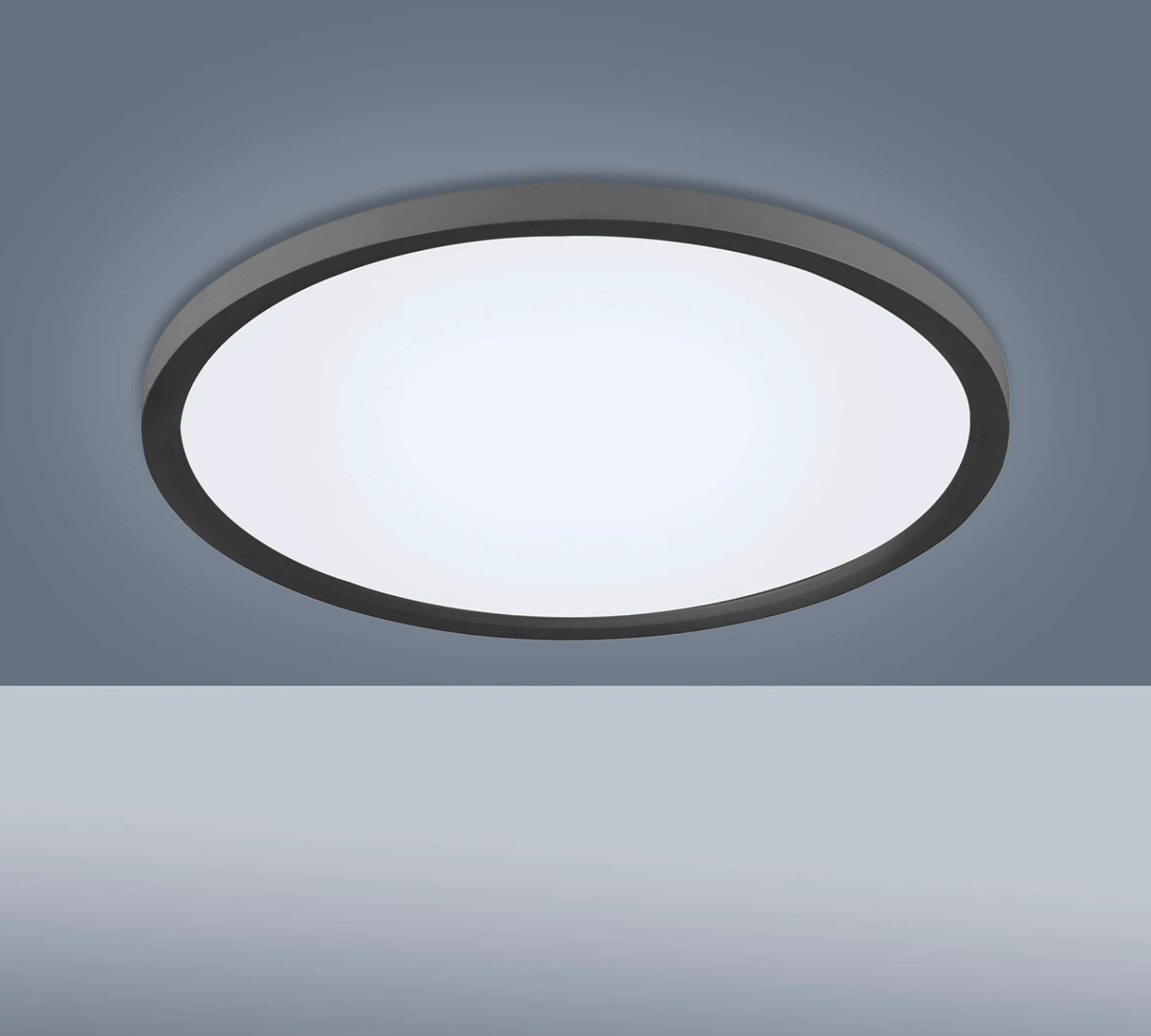 LED Ceiling light Flat V 1-light Acrylic glass