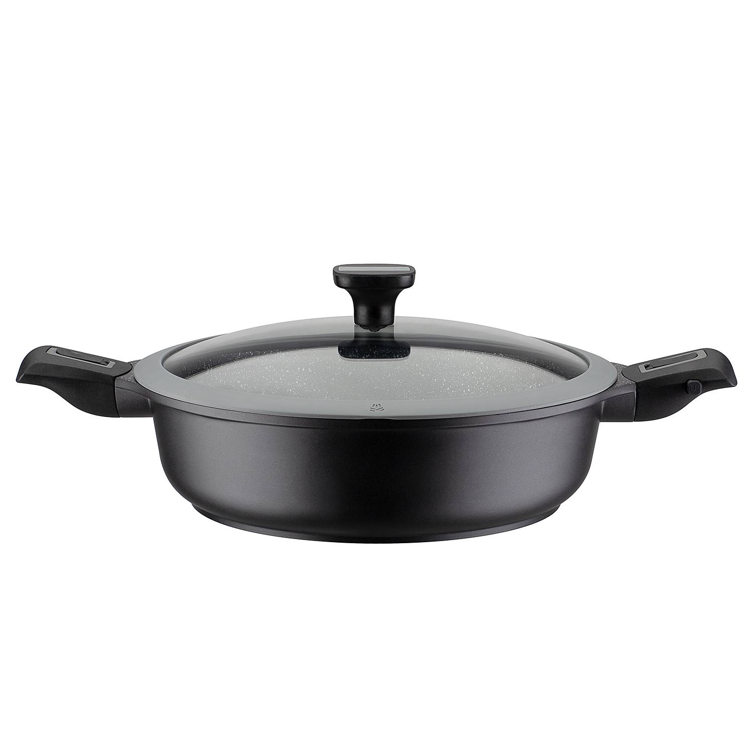 Schmorpfanne Easy Click 5-teilig Schwarz