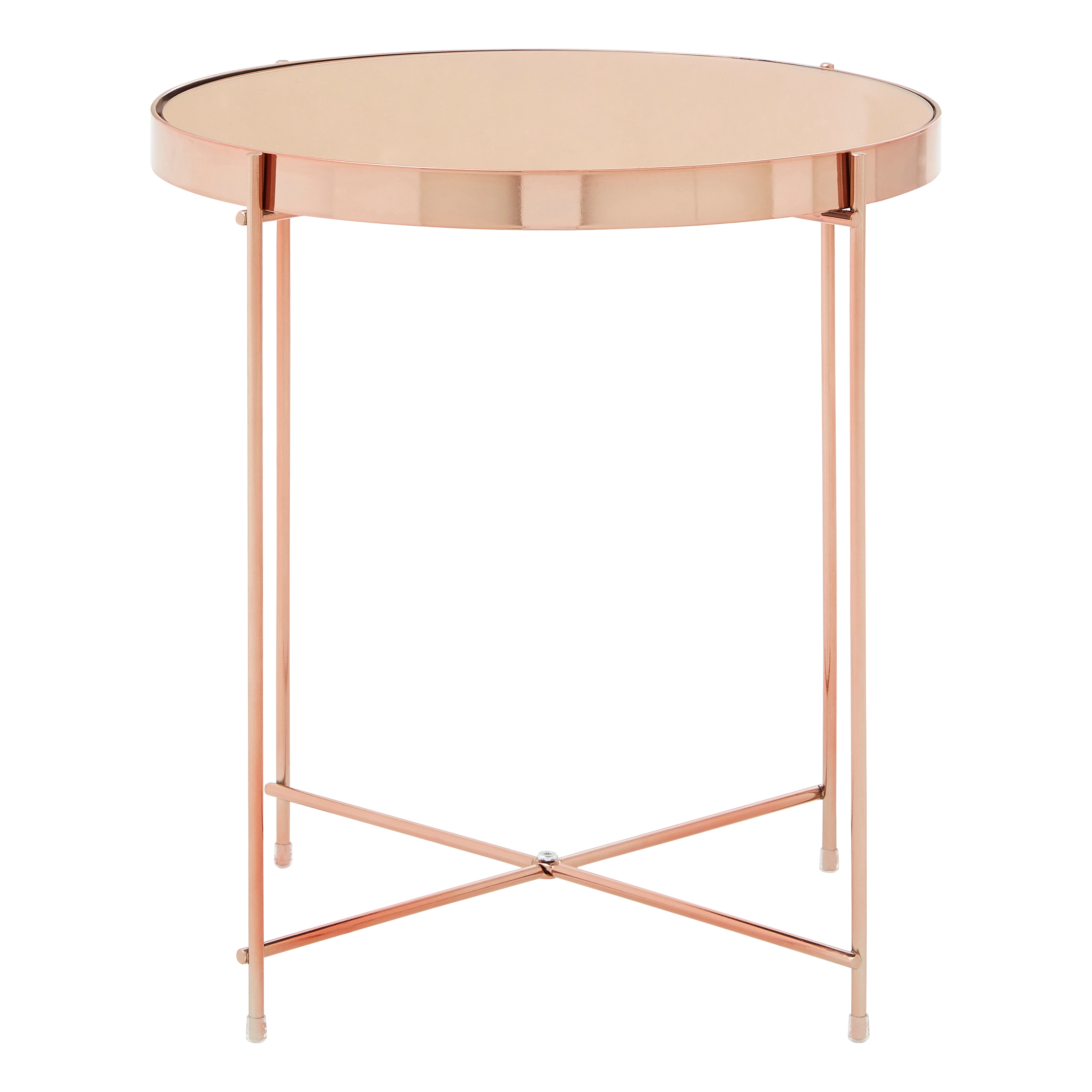 Allure Pink Spiegel-Beistelltisch