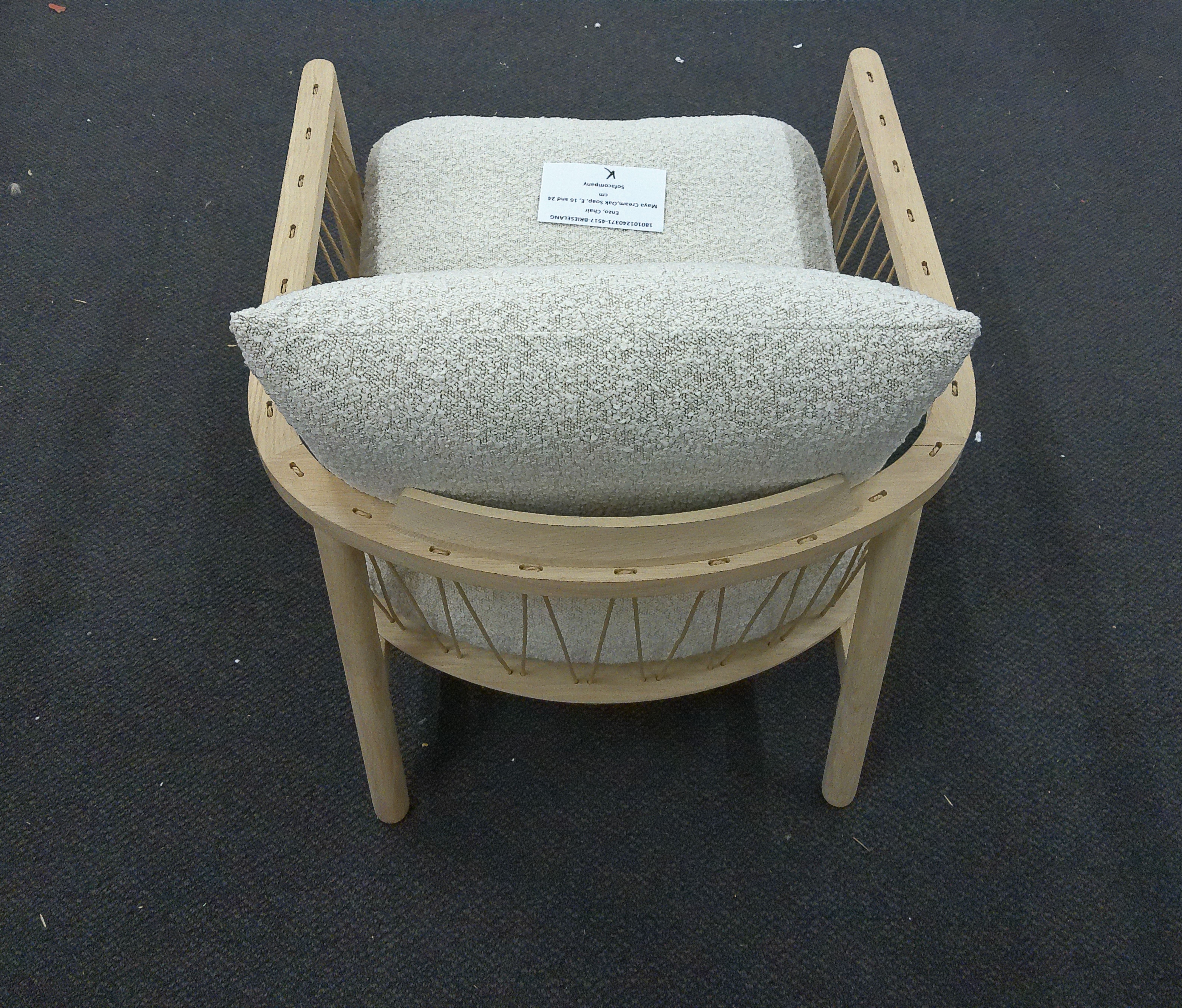 Enzo Sessel Maya Cream