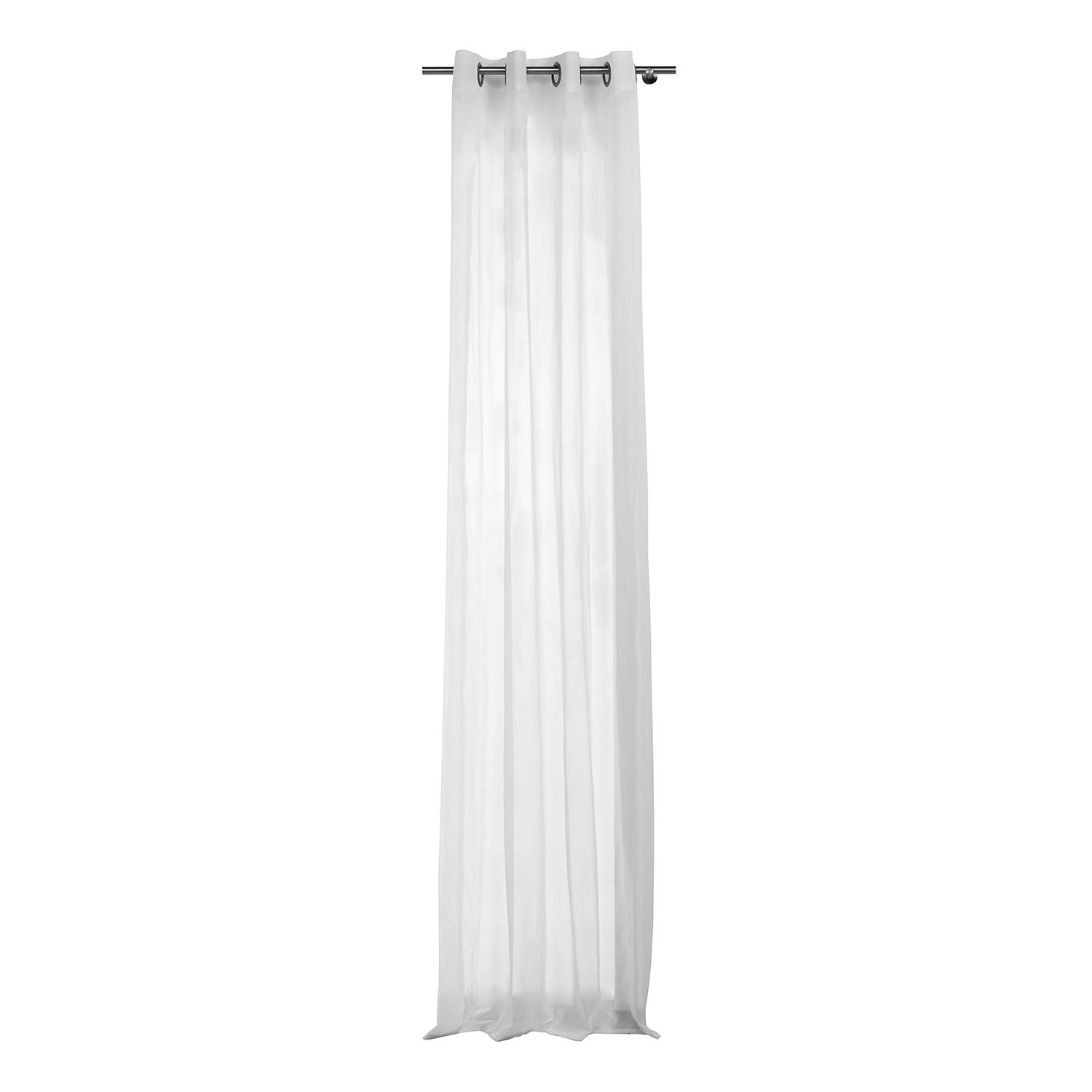 Ösenschal Pure Polyester Weiß 135 x 300 cm