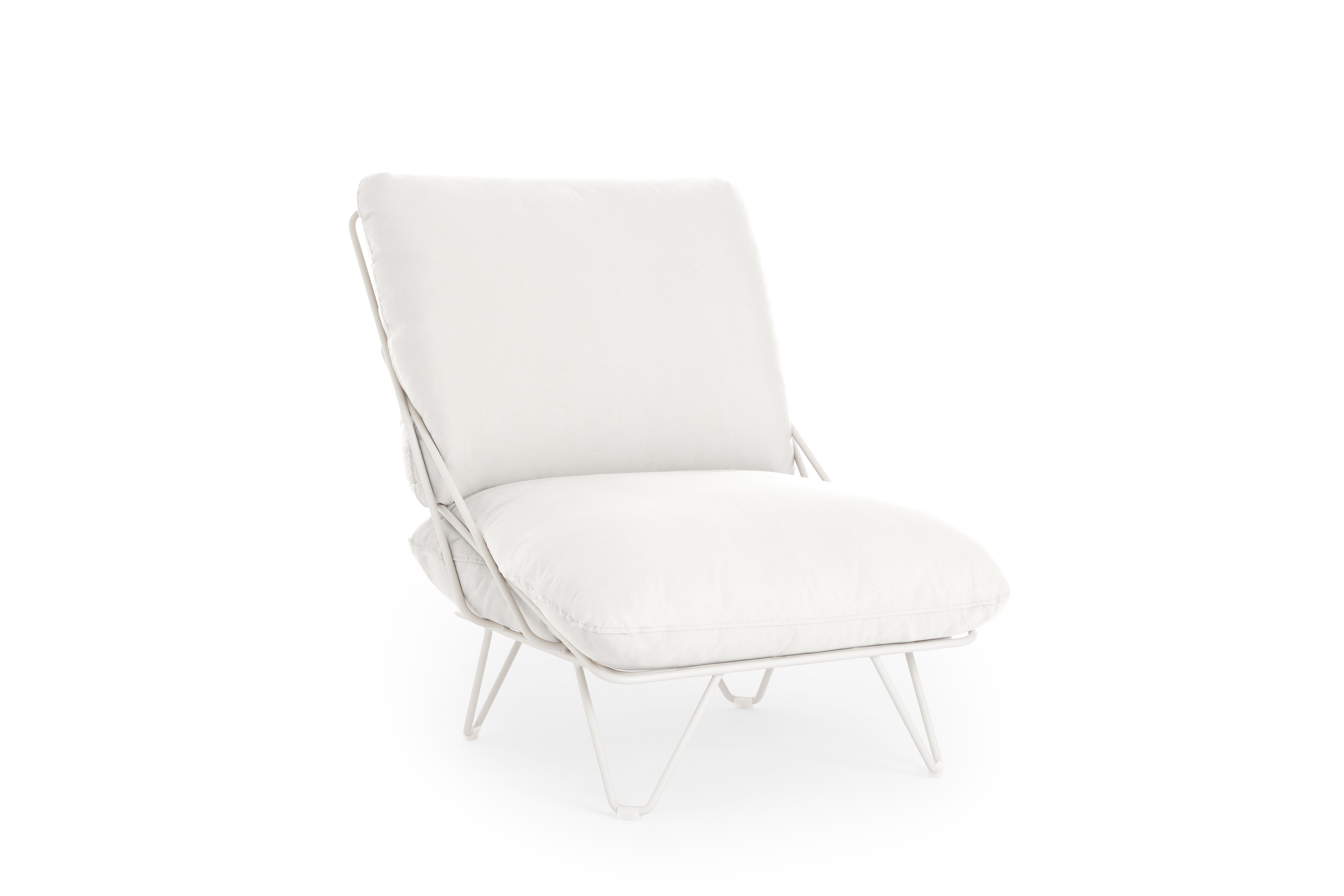 Valentina Up Lounge Sessel Weiß