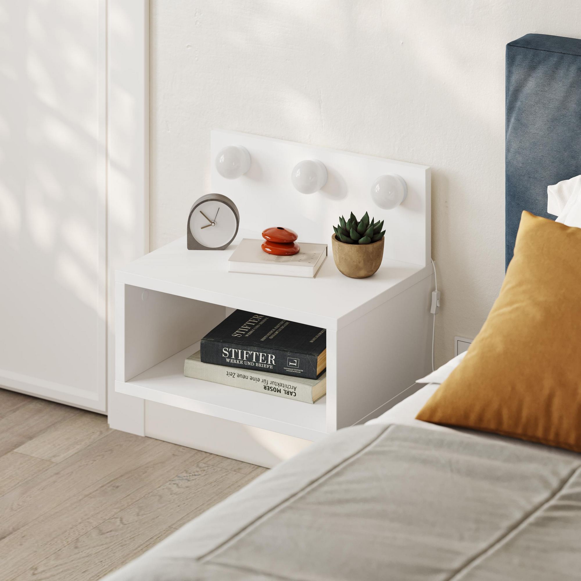 Treo Nightstand White