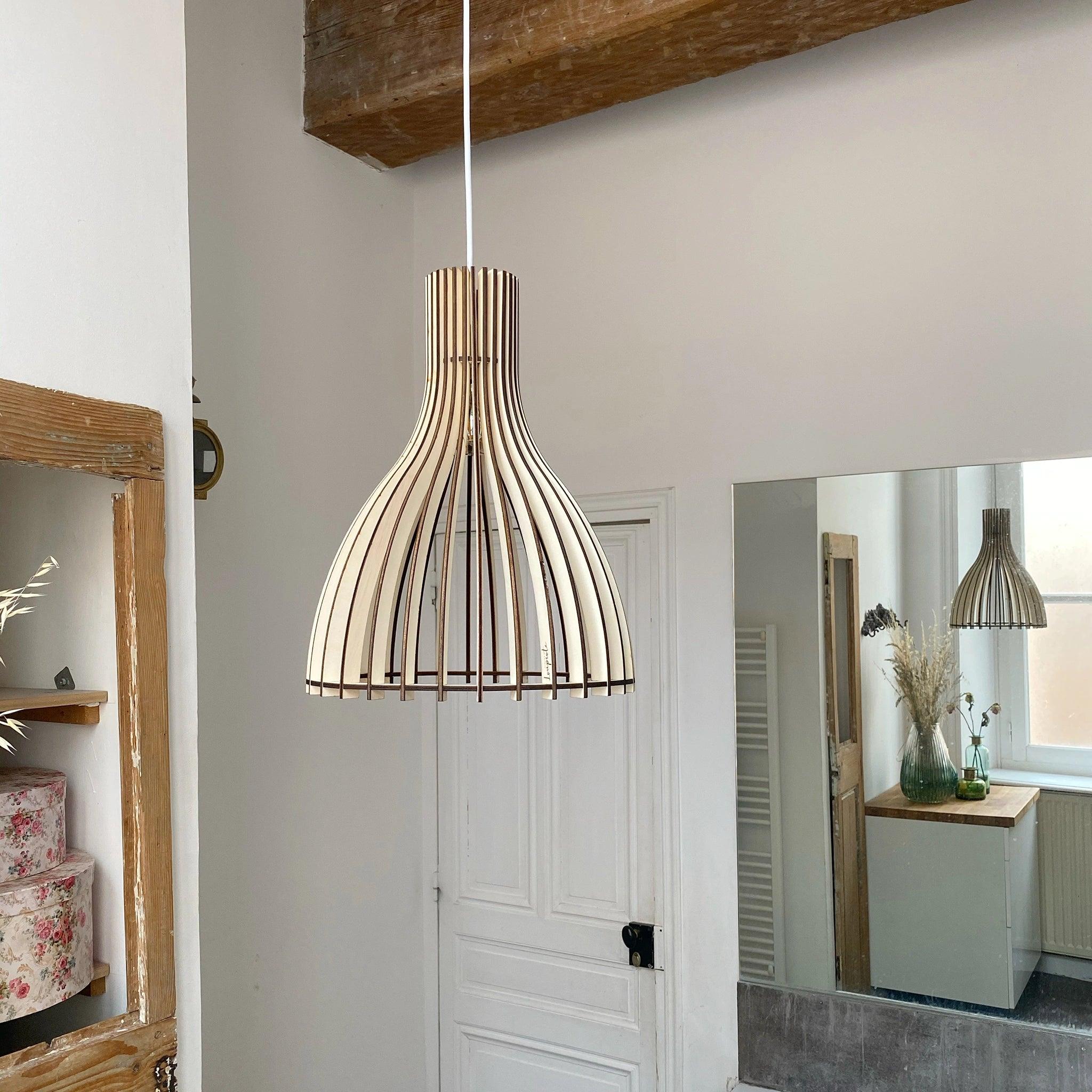 Ariel Pendant Lamp Wood 36cm