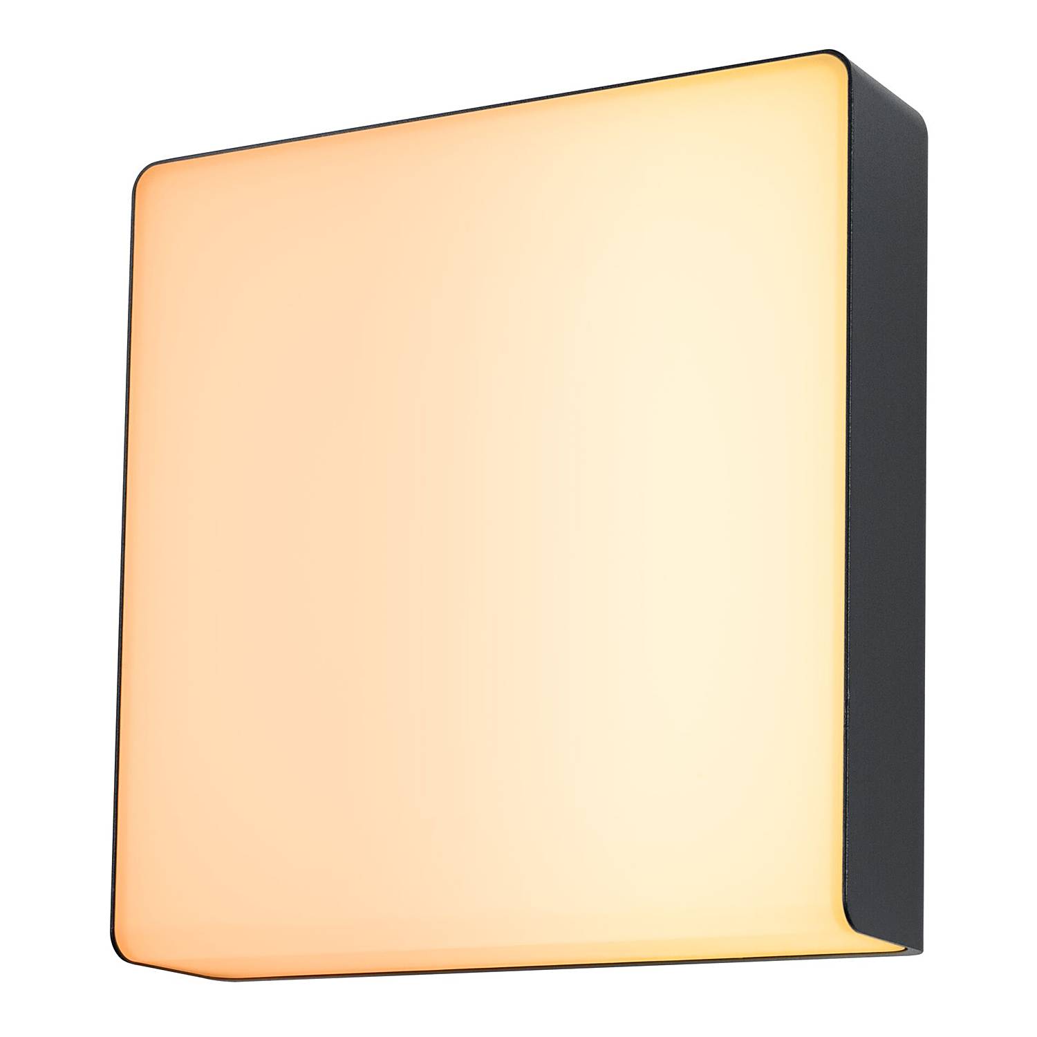Wandleuchte Azalena mit Sensor Aluminium Anthrazit