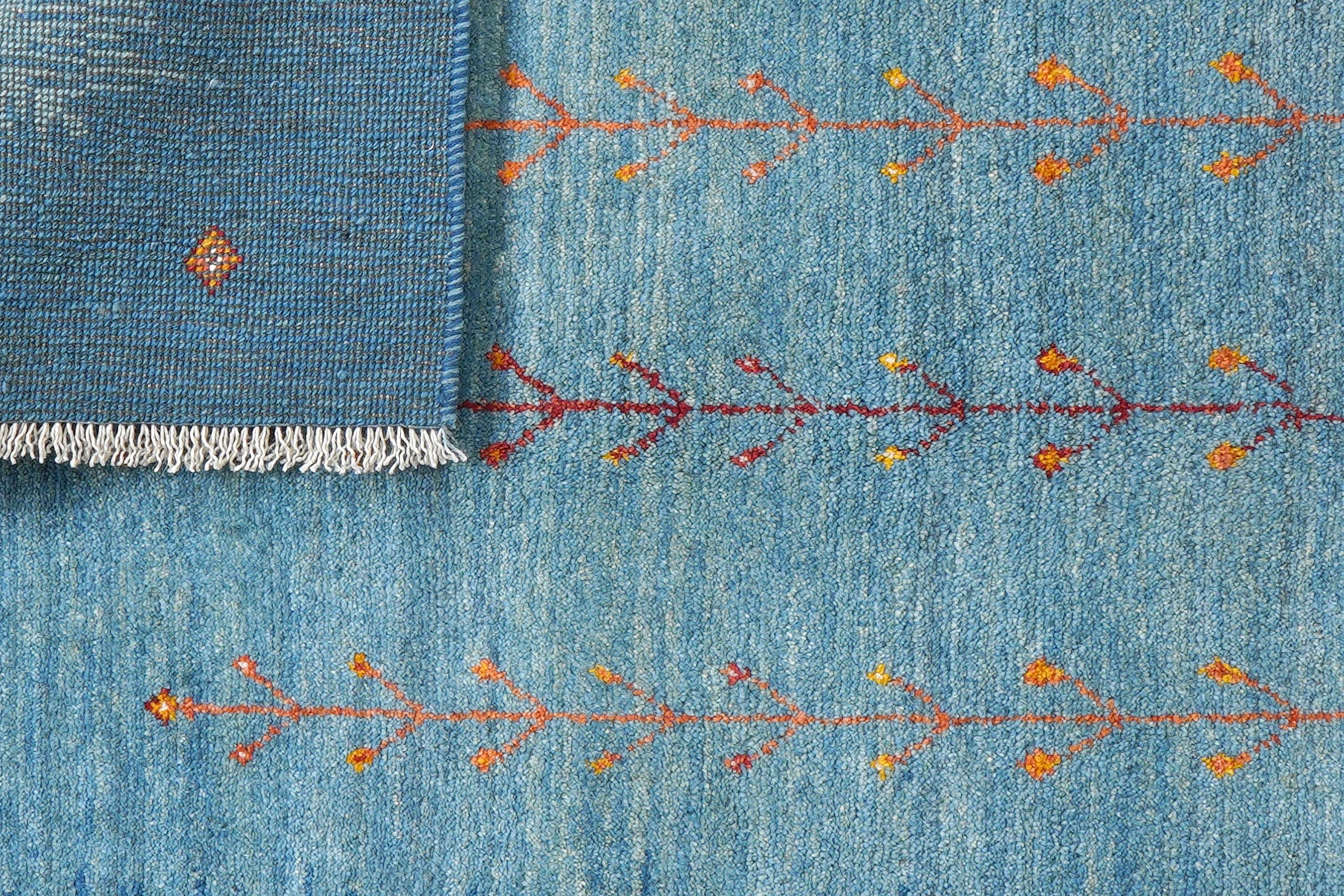 Rizbaf Gabbeh Rug Wool Blue