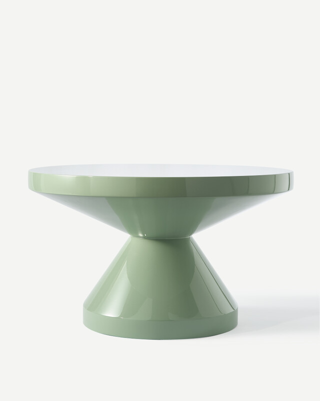 Zig Zag Coffee Table Olive Green