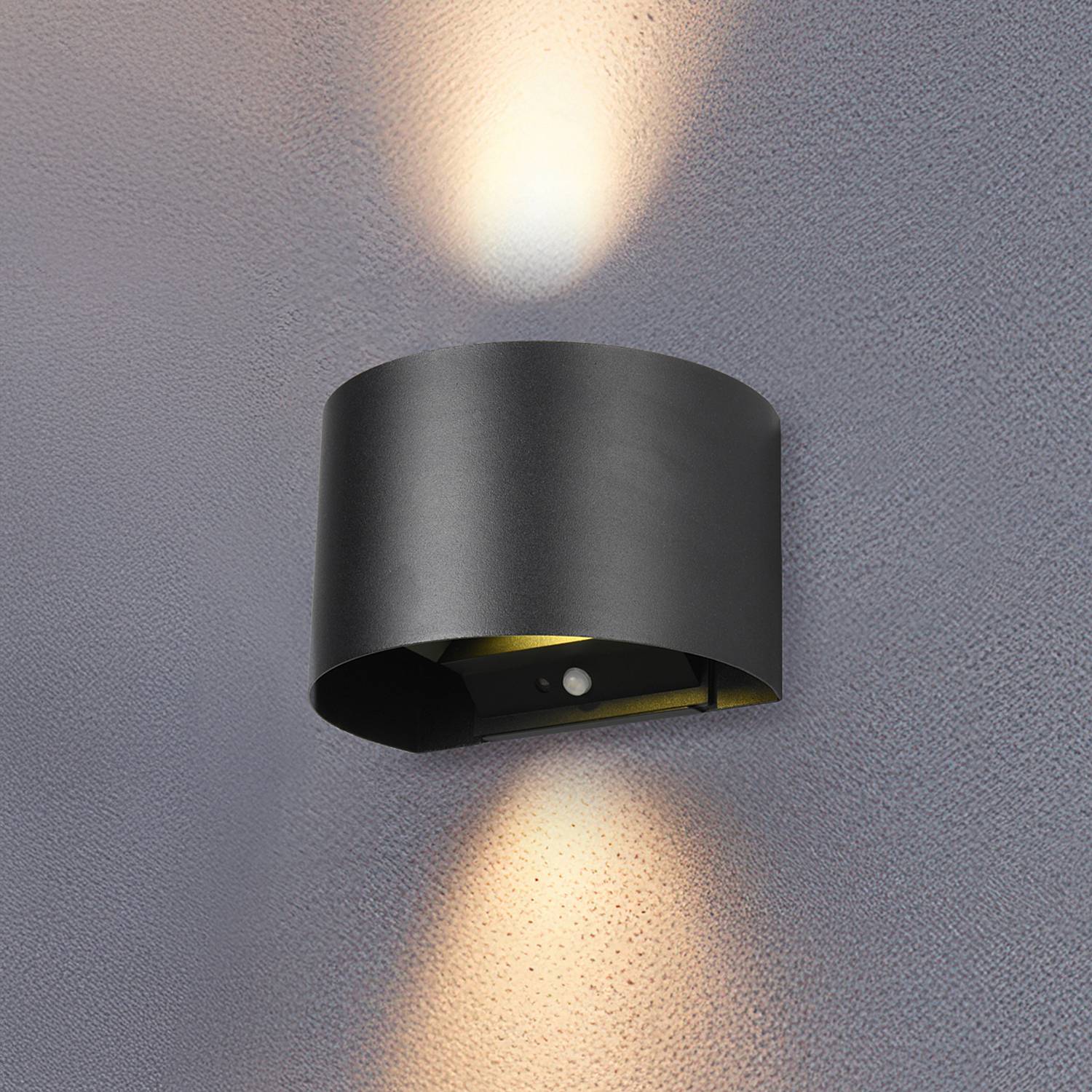 Talent Typ B Wandleuchte Stahl Schwarz