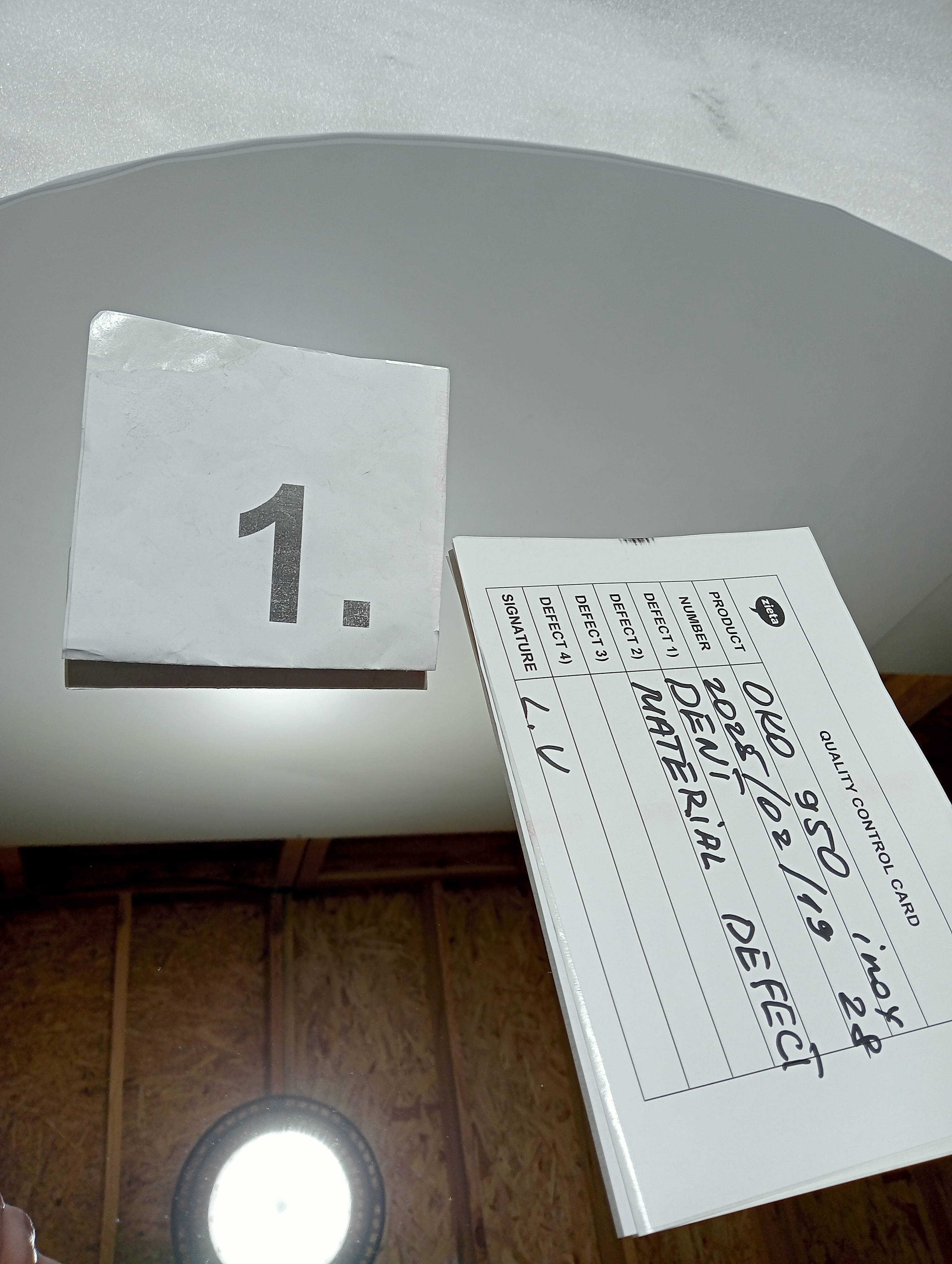 OKO Spiegel 950 Inox Poliert Edelstahl Silber