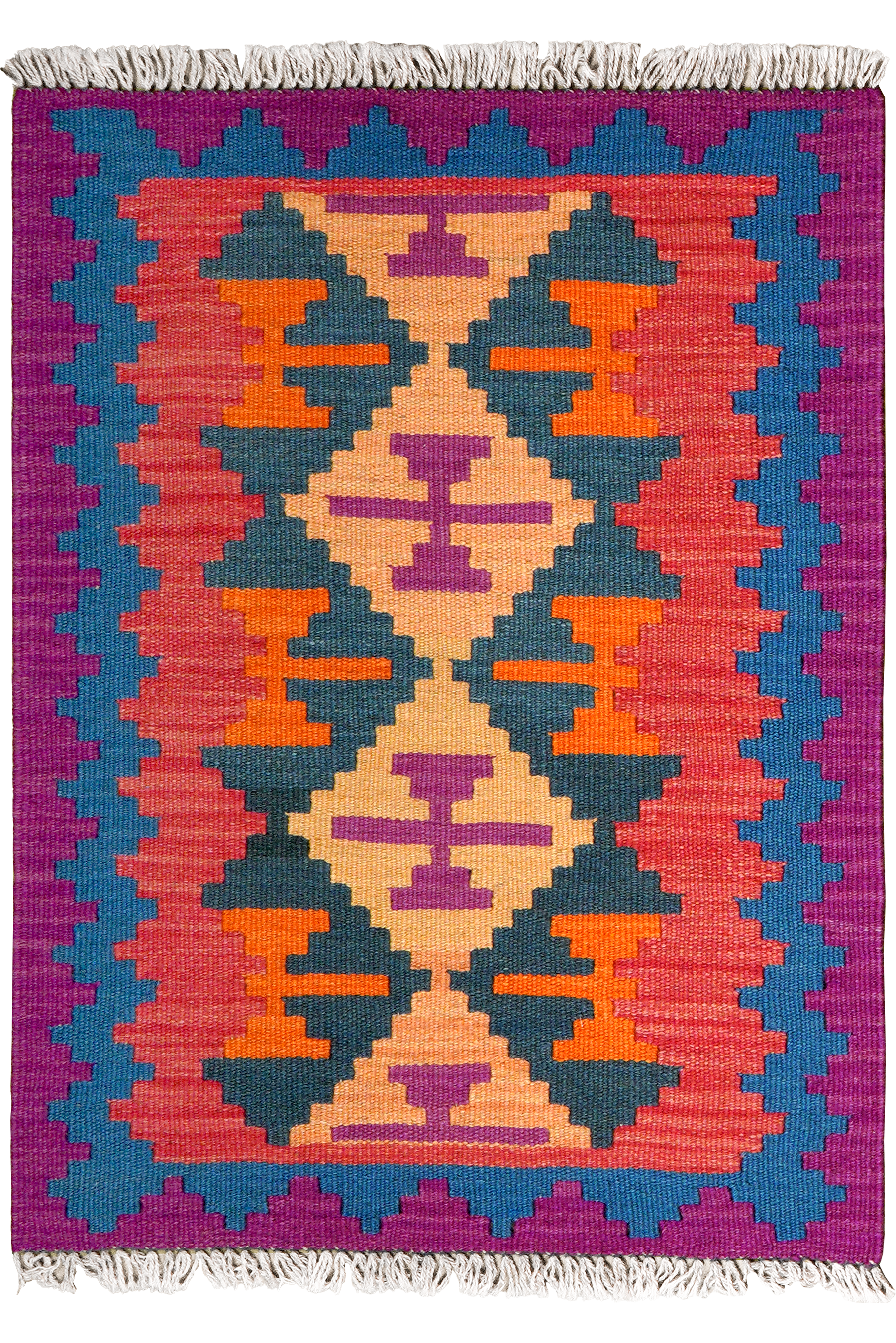 Kilim Gashgai Teppich Mehrfarbig