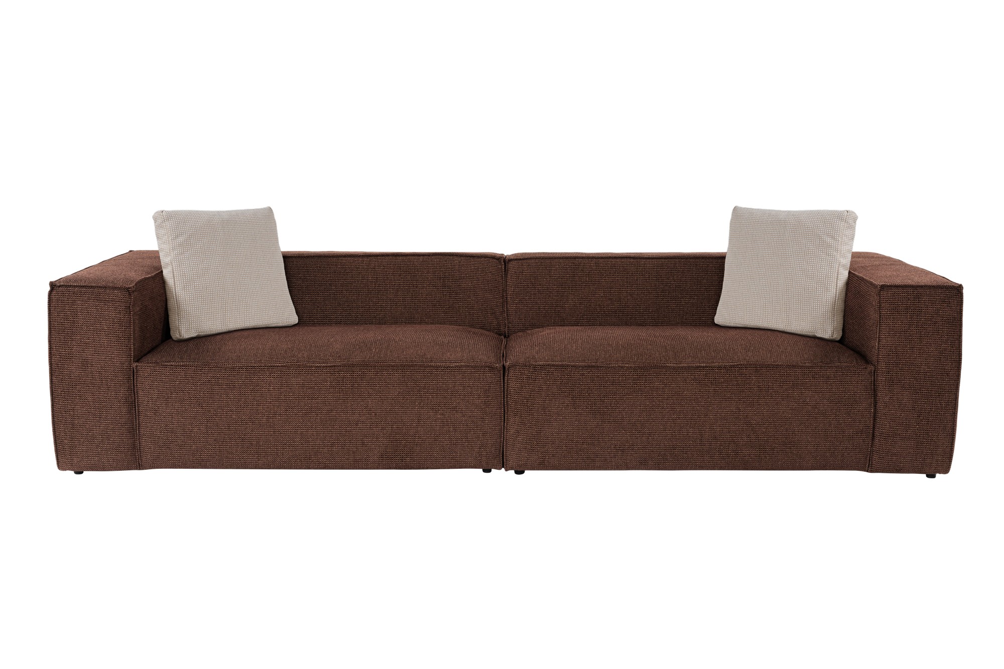 Lora 4-Sitzer-Sofa Braun