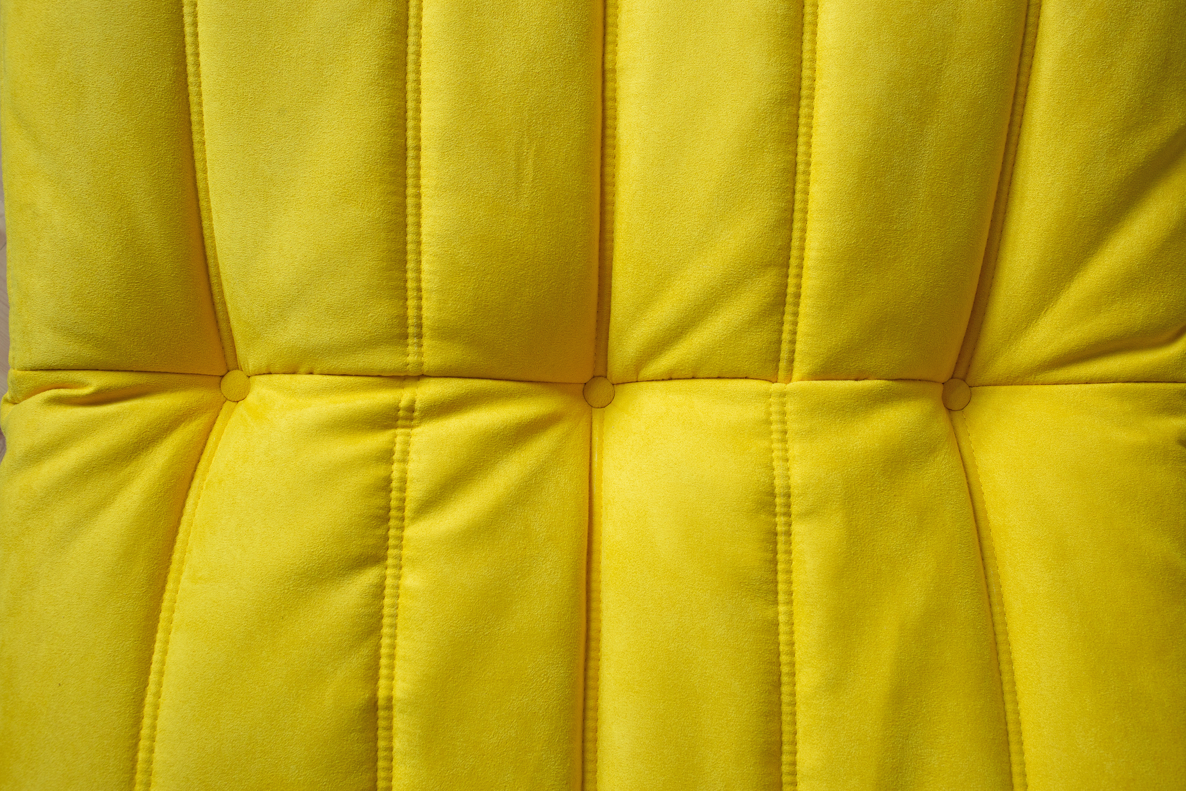 Togo Sessel Textil Zitronengelb