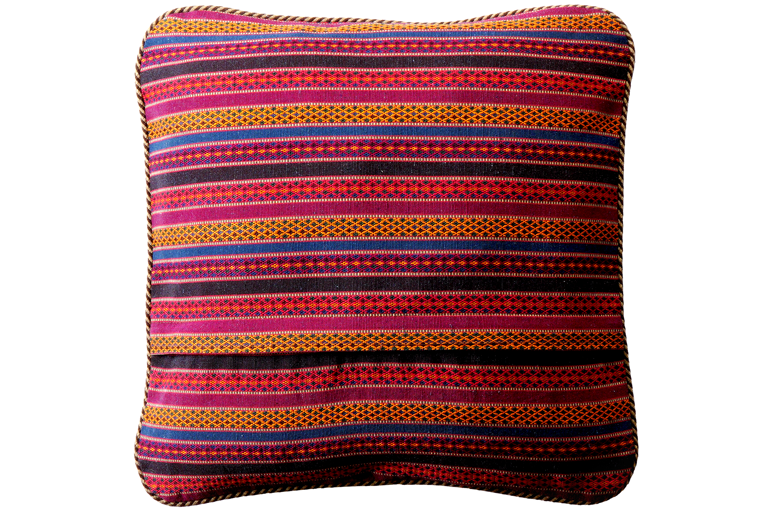 Kilim Kissenbezug Wolle Braun