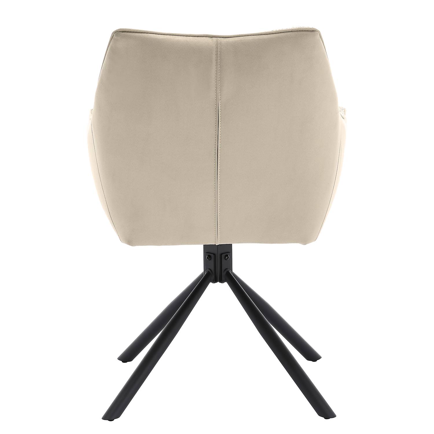 Solin Drehbarer Armlehnstuhl Microfaser Beige