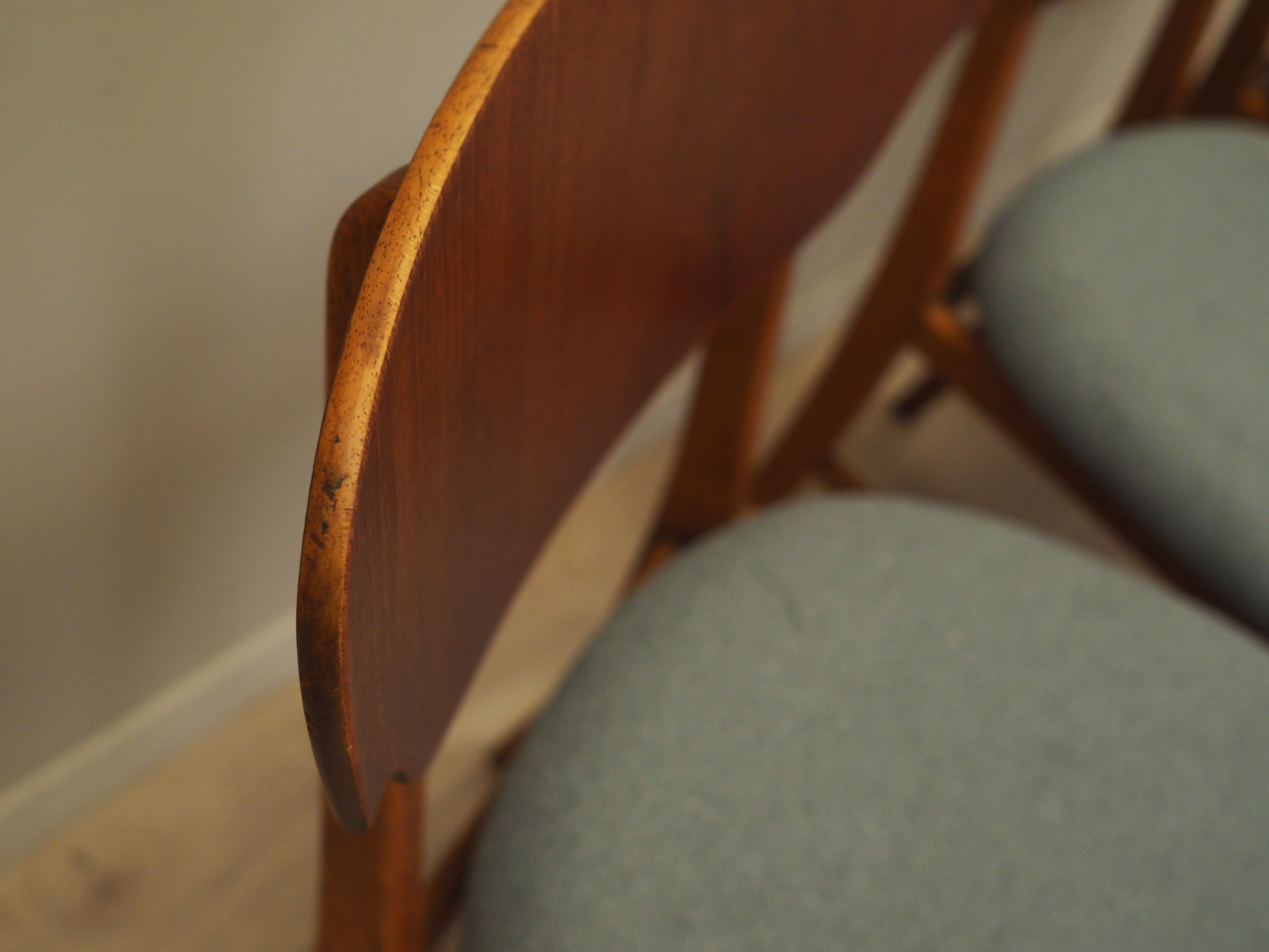 6x Dining chair teak 1970s