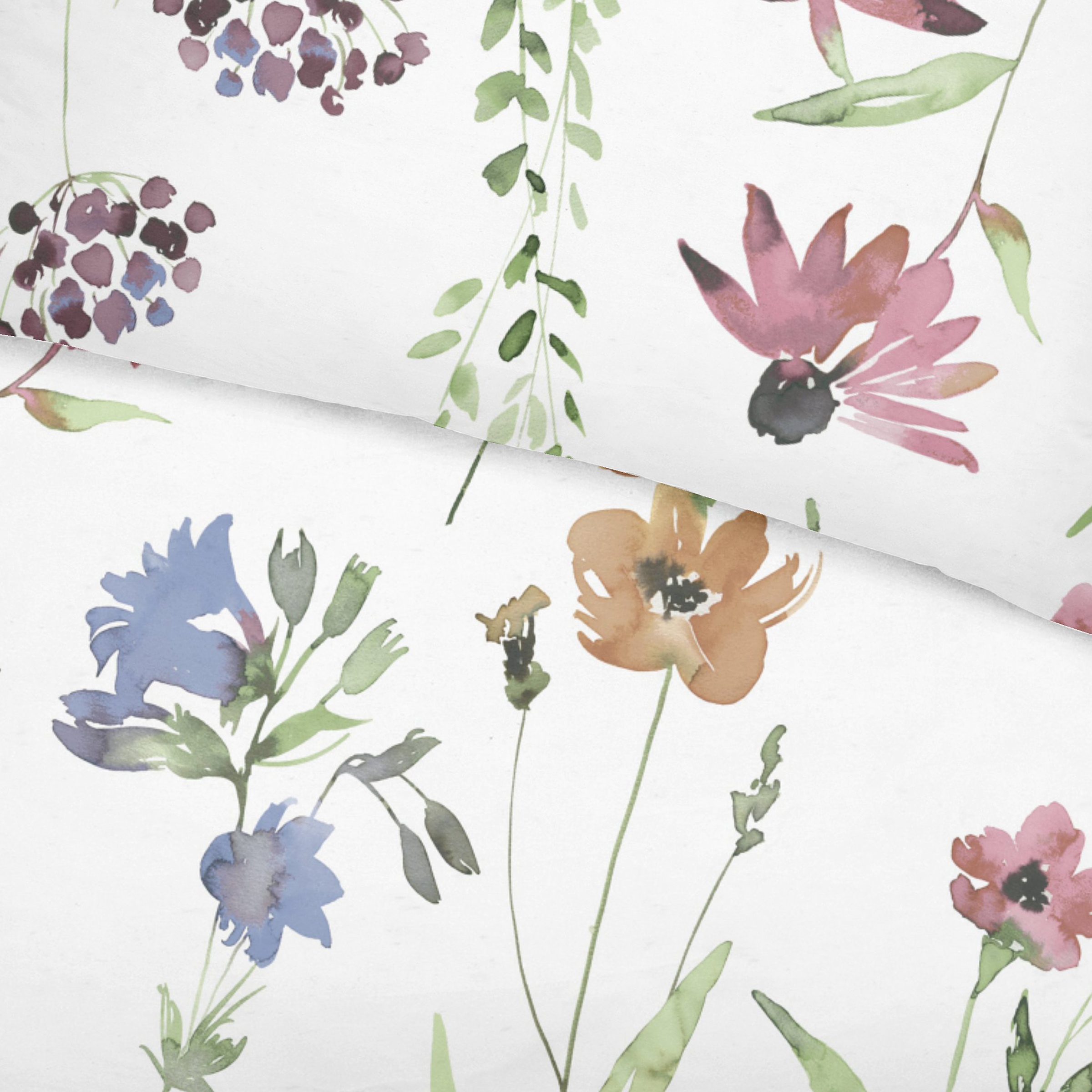 Koyti Bettwäsche Mako Satin Bunt 