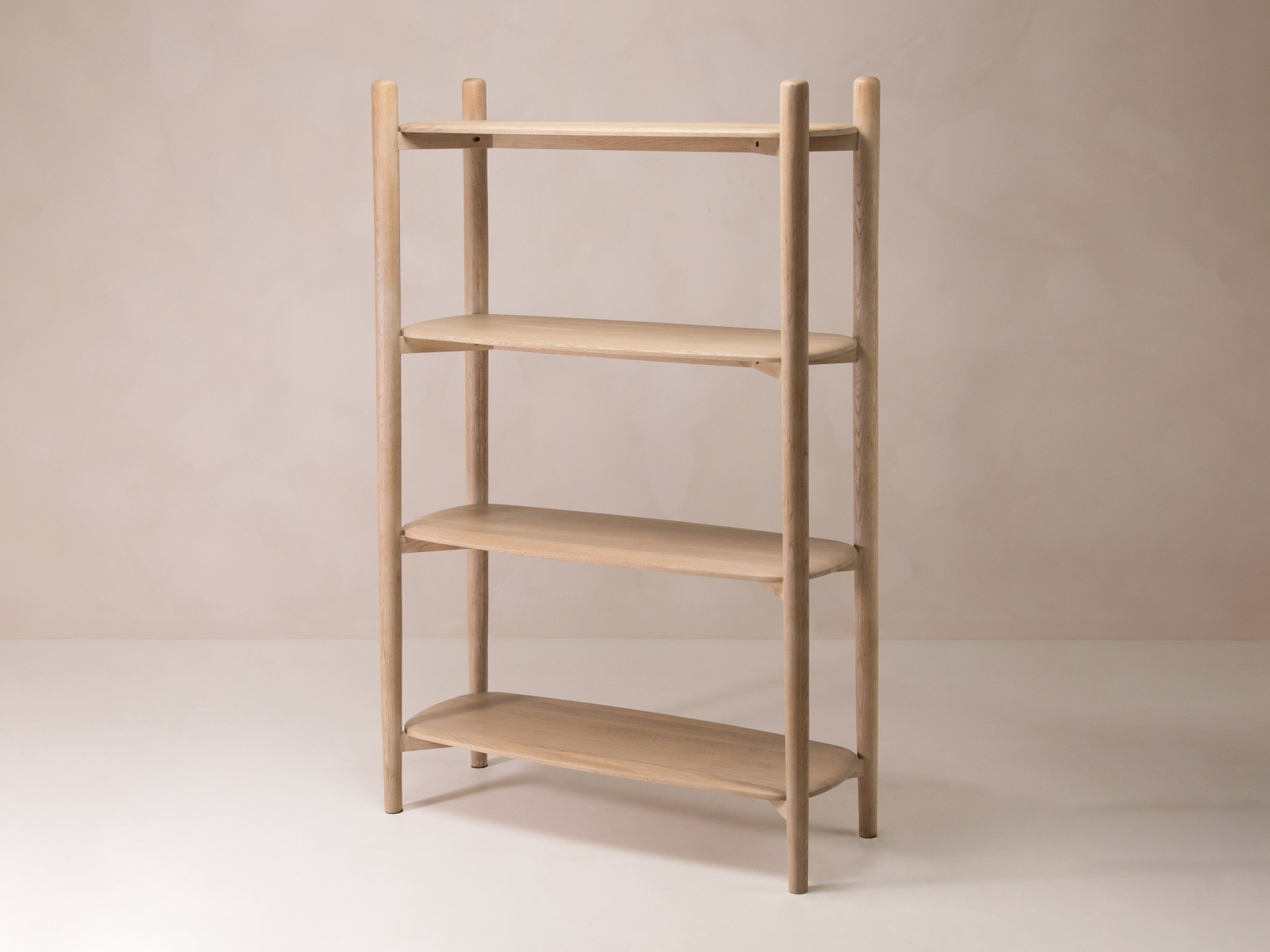 Aires Bücherregal Eichenholz Nature 110x40x170 cm