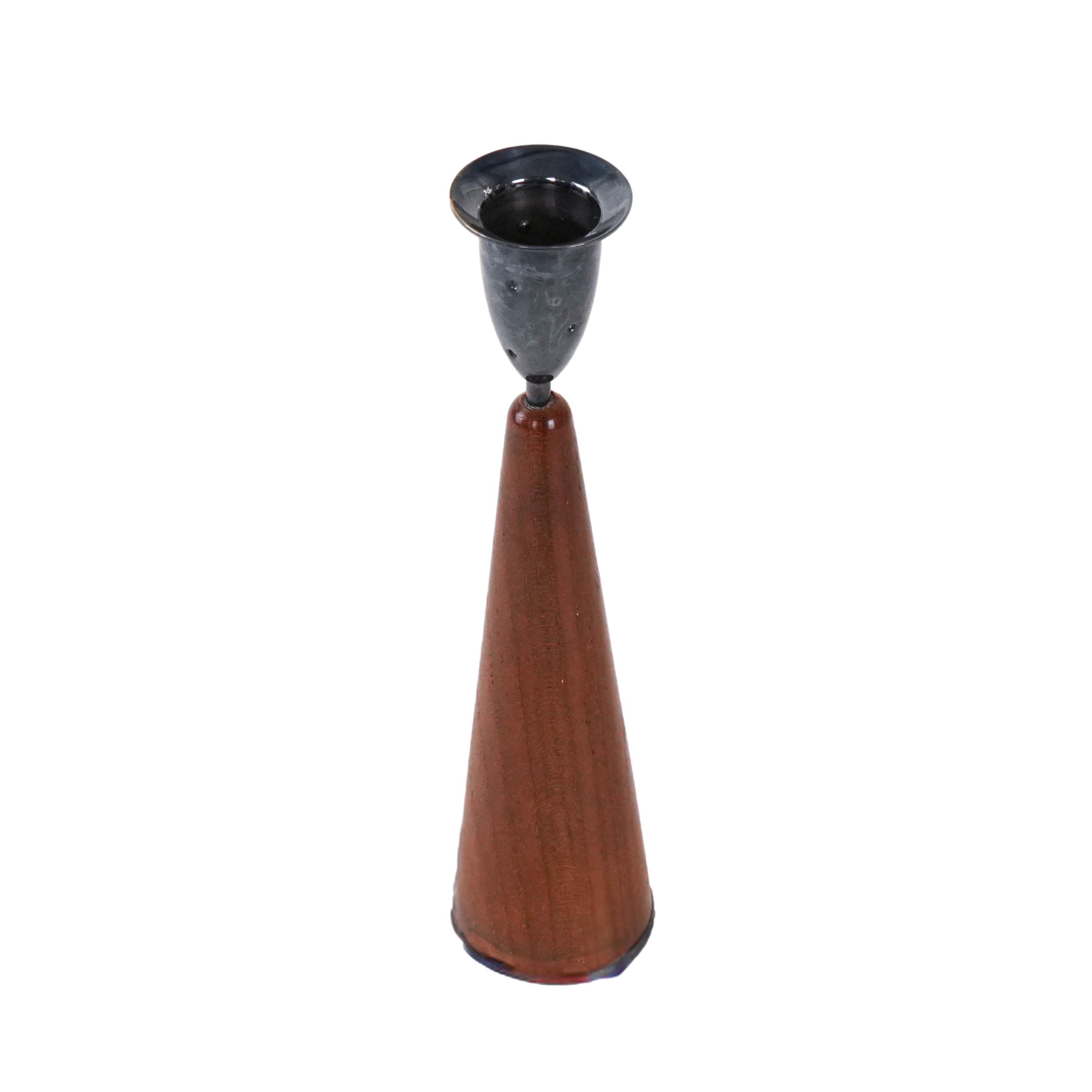 Teak Candlestick 1960s
