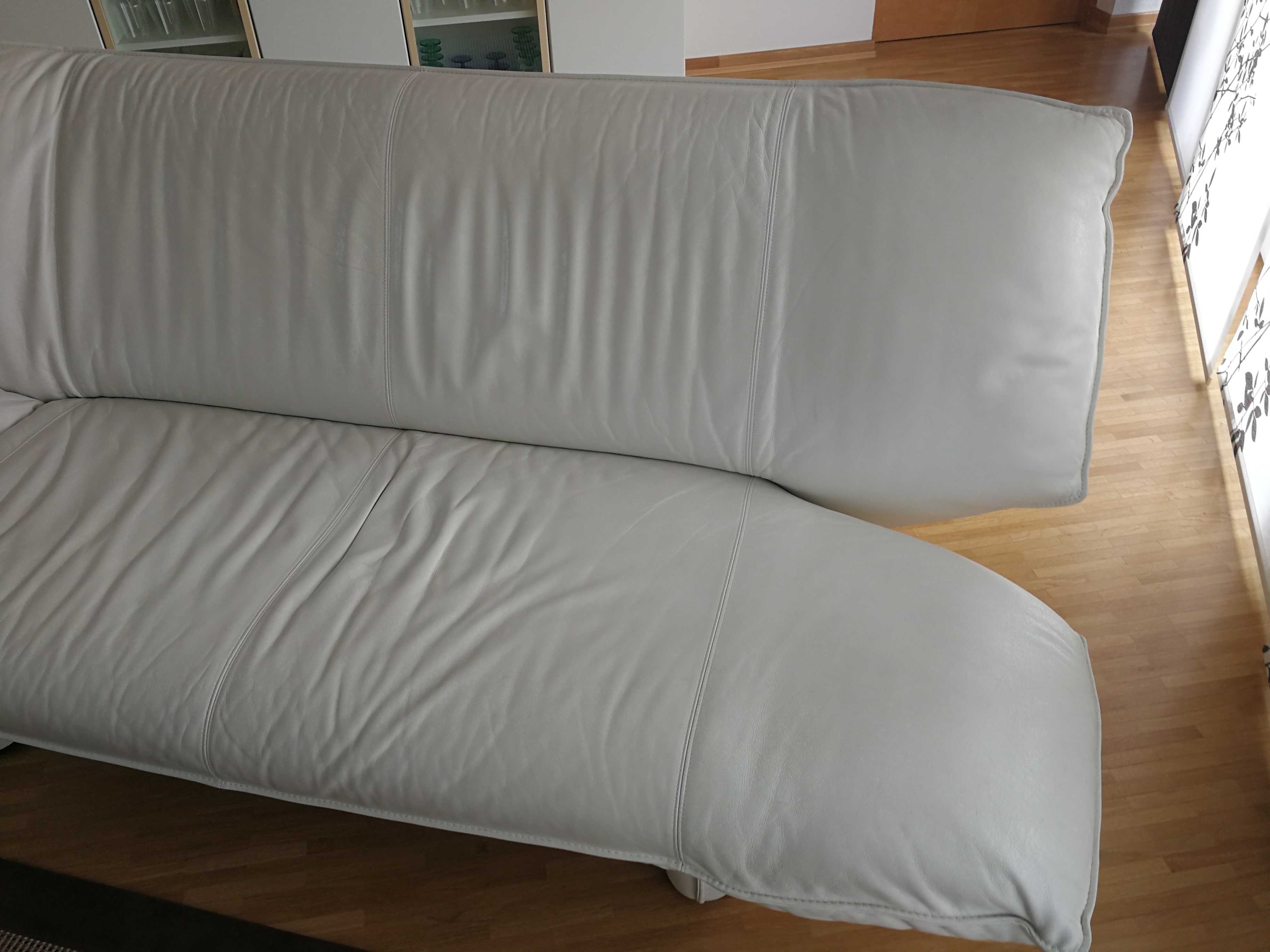 Tango Sofa 2-Sitzer Leder Weiß