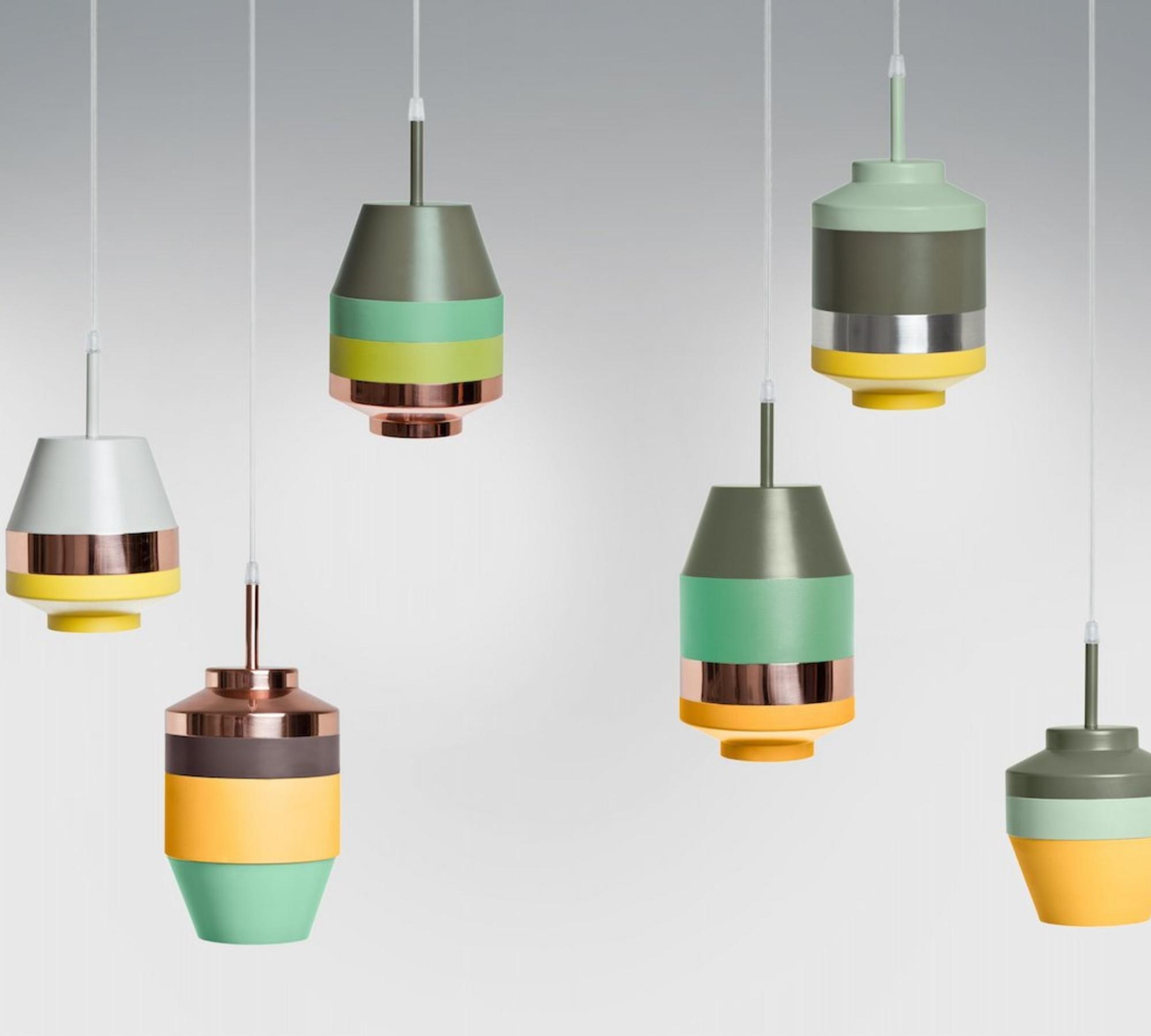 Rohan Pendant Light Cream / Bronze