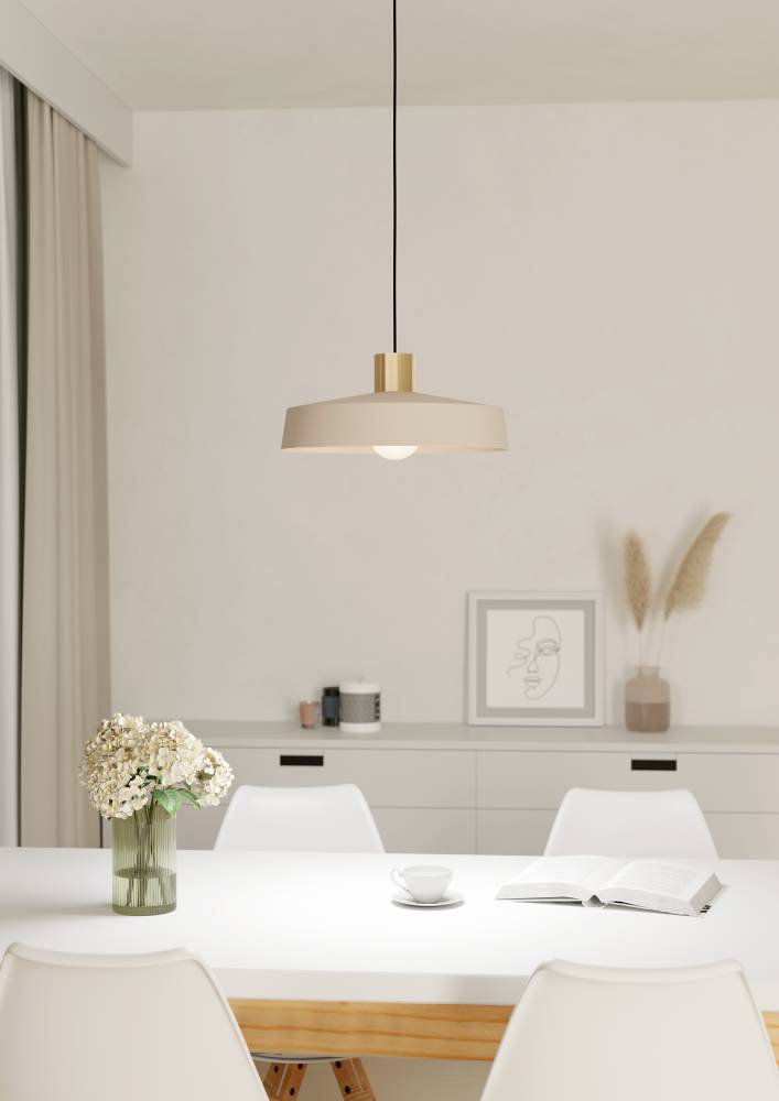 Pendelleuchte Valdiola Beige
