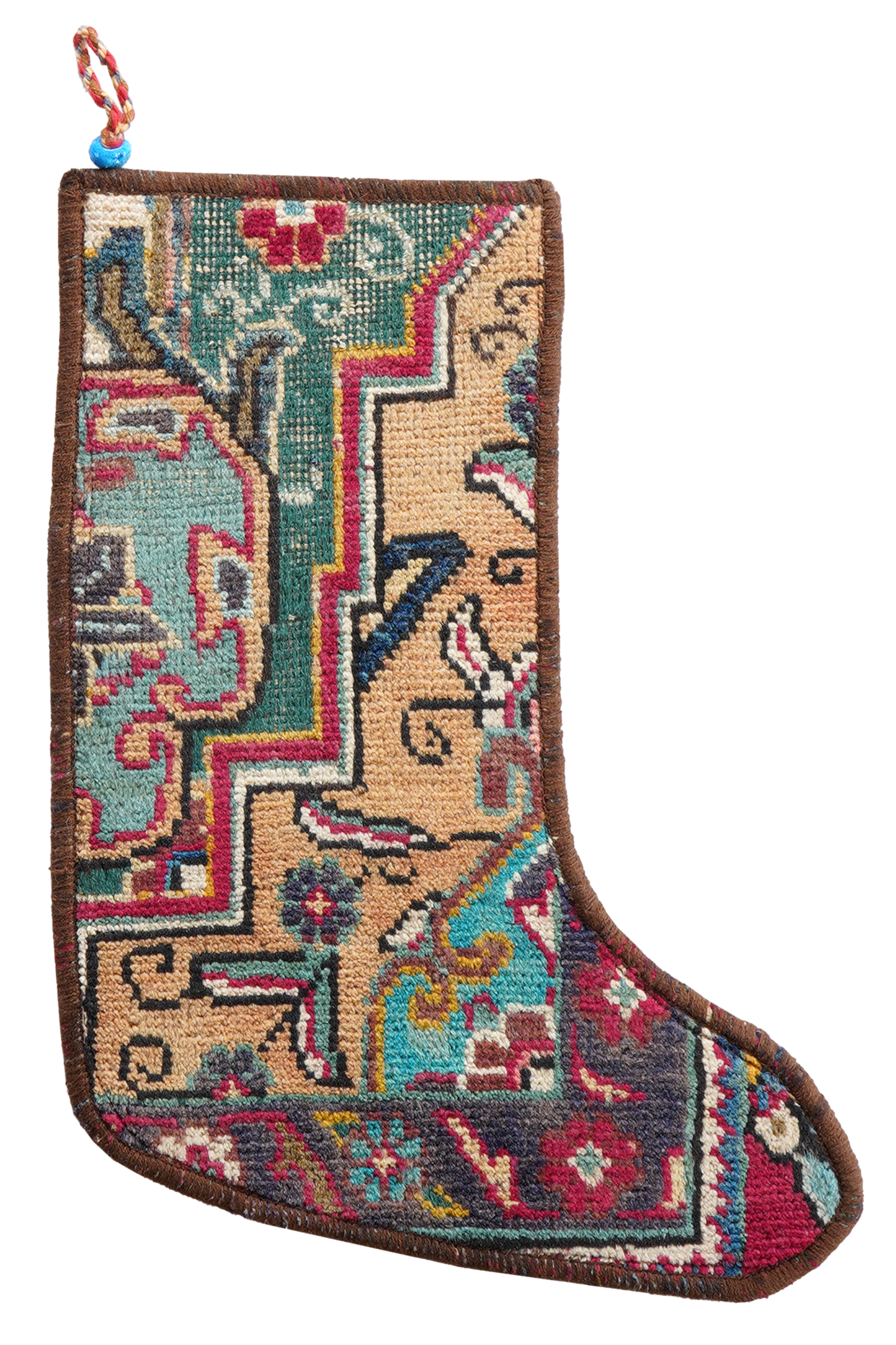 Christmas stocking Wool Multicolored 41x56cm