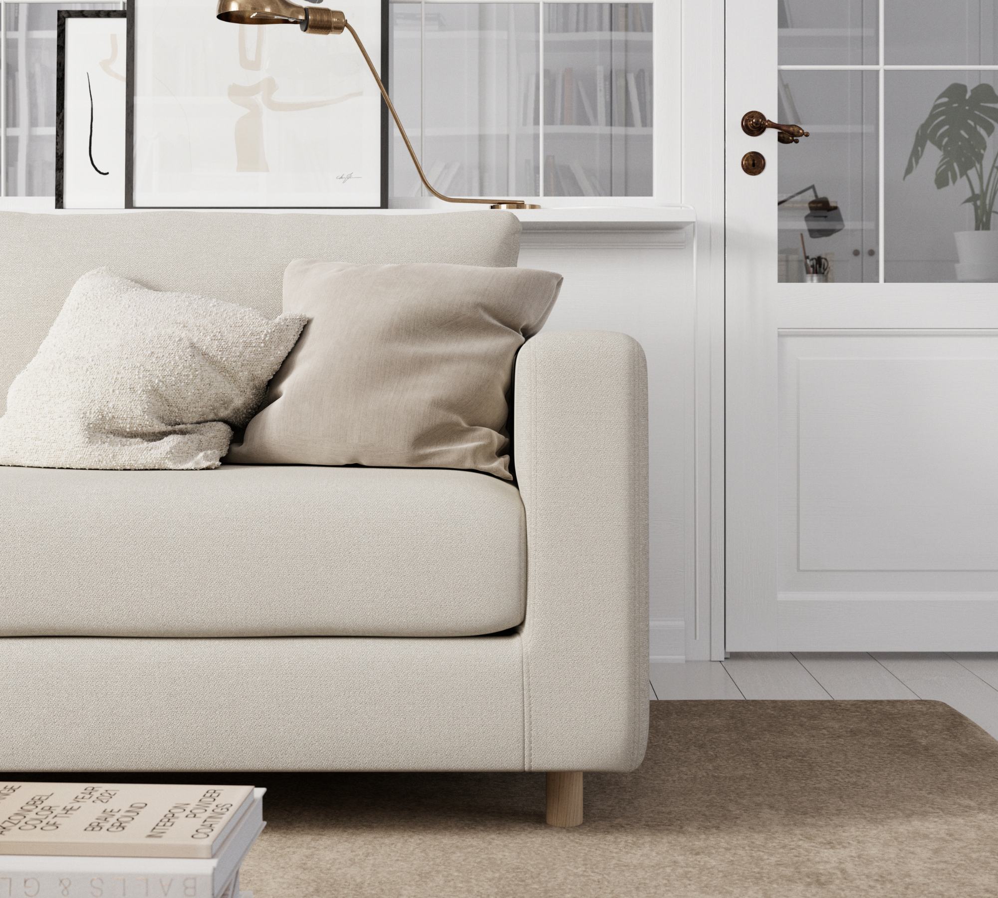 Dylan Sofa 3-Sitzer Mark Sand