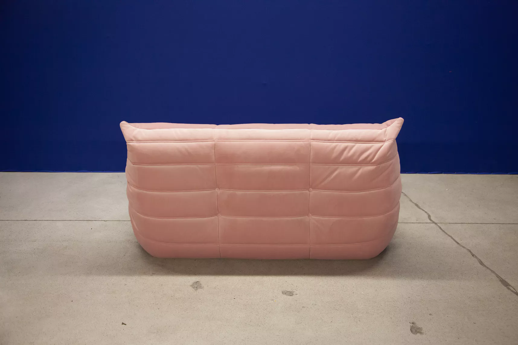 Togo Lounge Set 2 pezzi Velluto Rosa chiaro