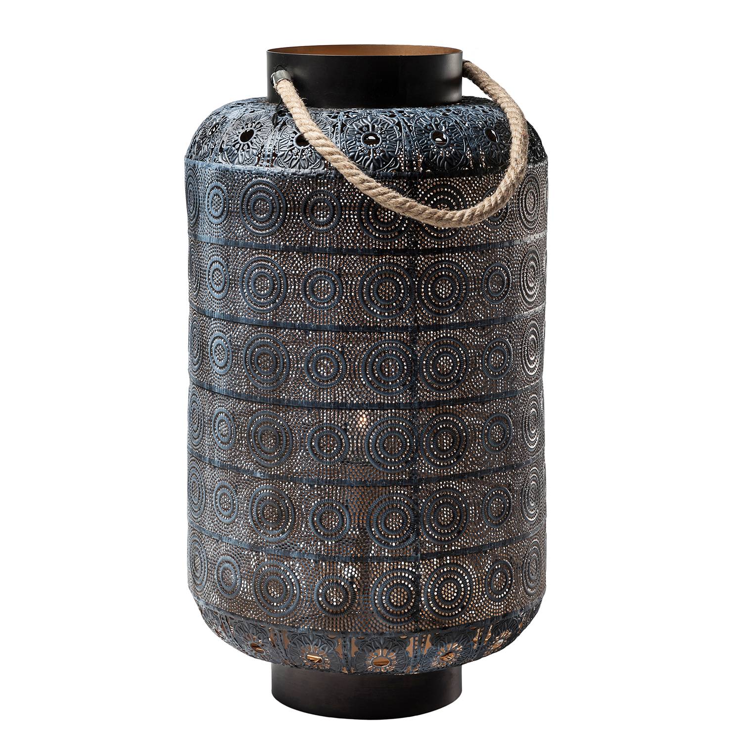 1-Flammig Bodenleuchte Sultan II Stahl