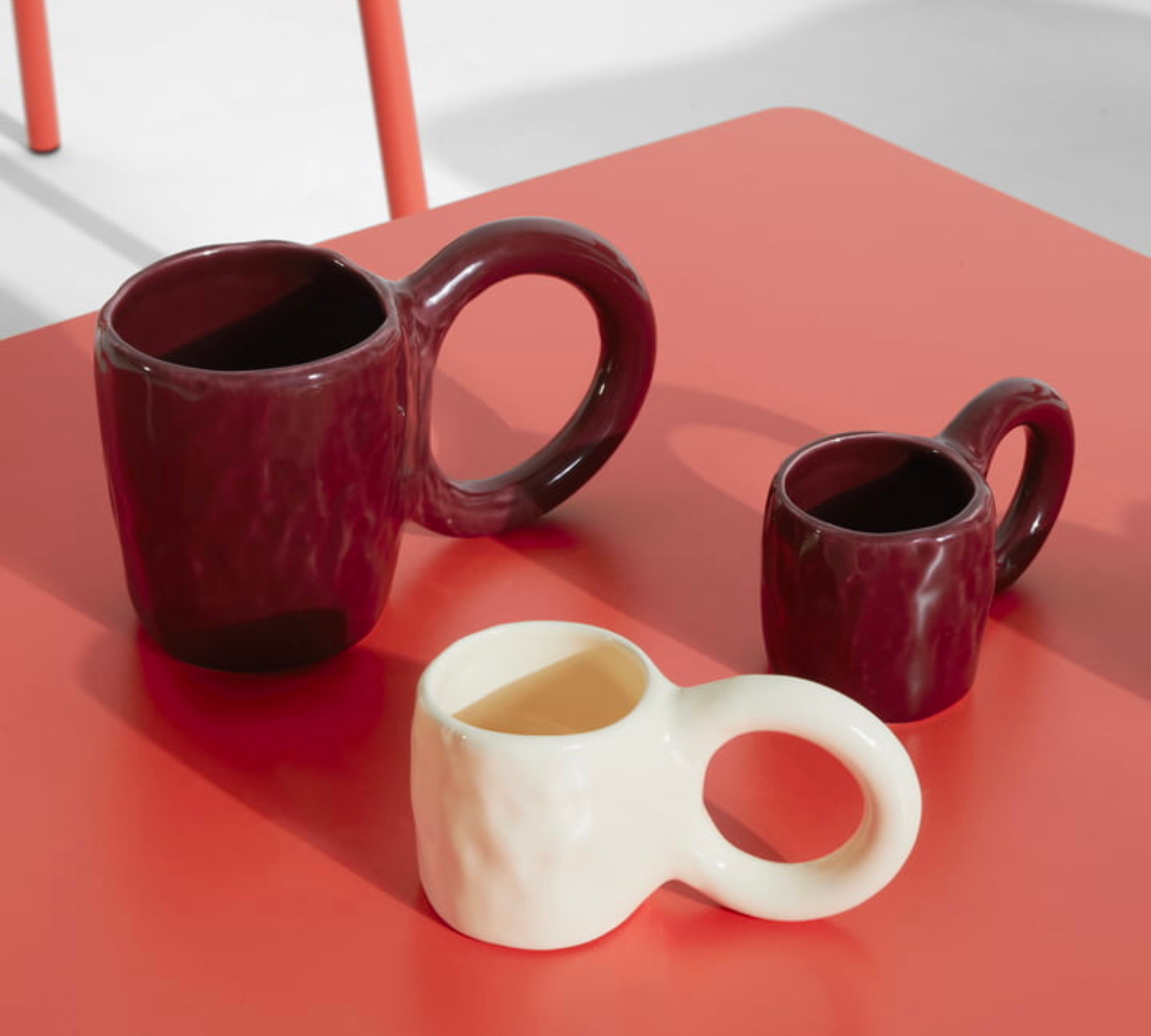 Donut Tasse Rot