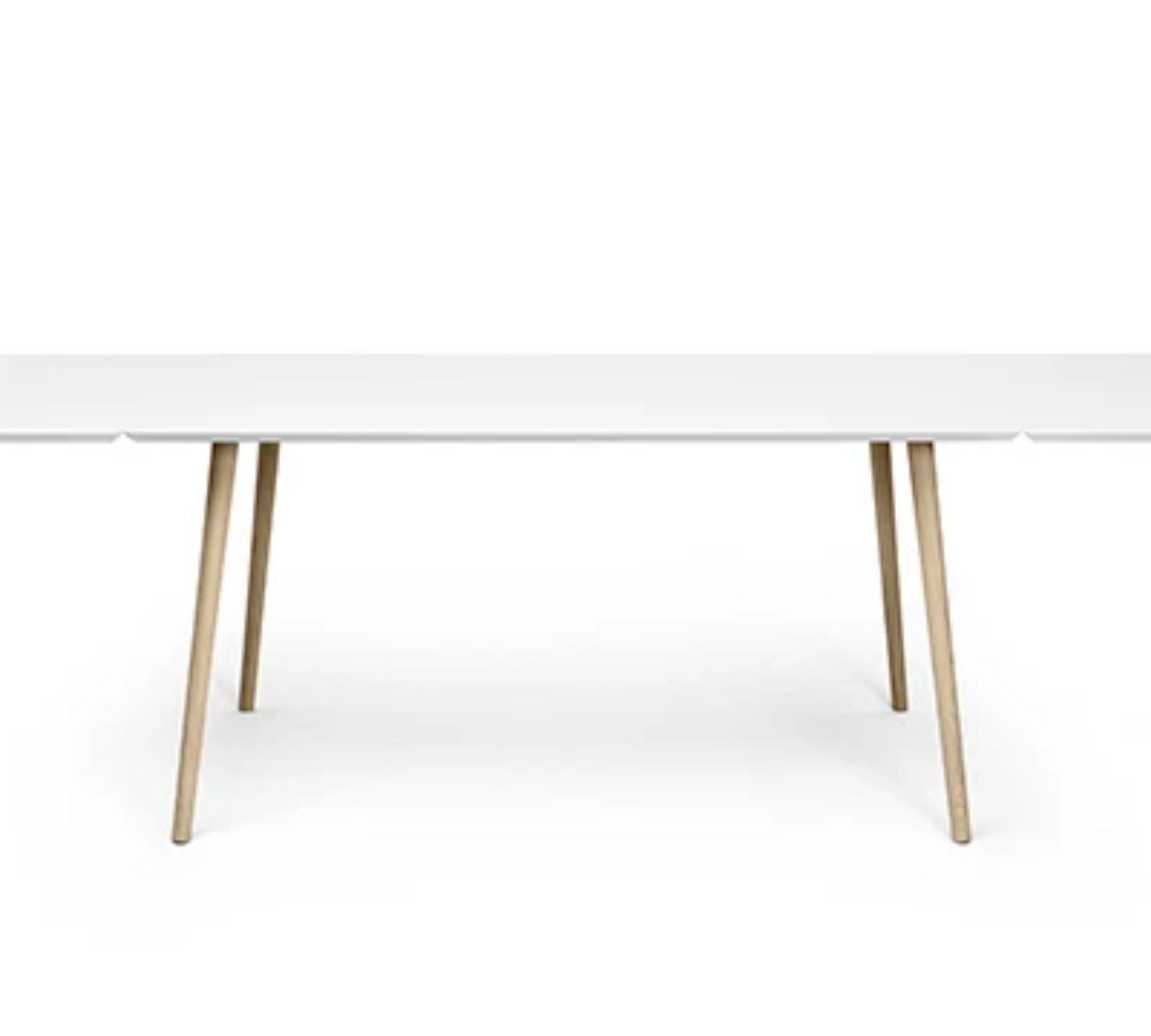 Allie Esstisch Soap Oak Weiß 150 x 90 cm