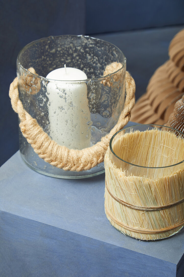 Kuta Small Candle Holder Black