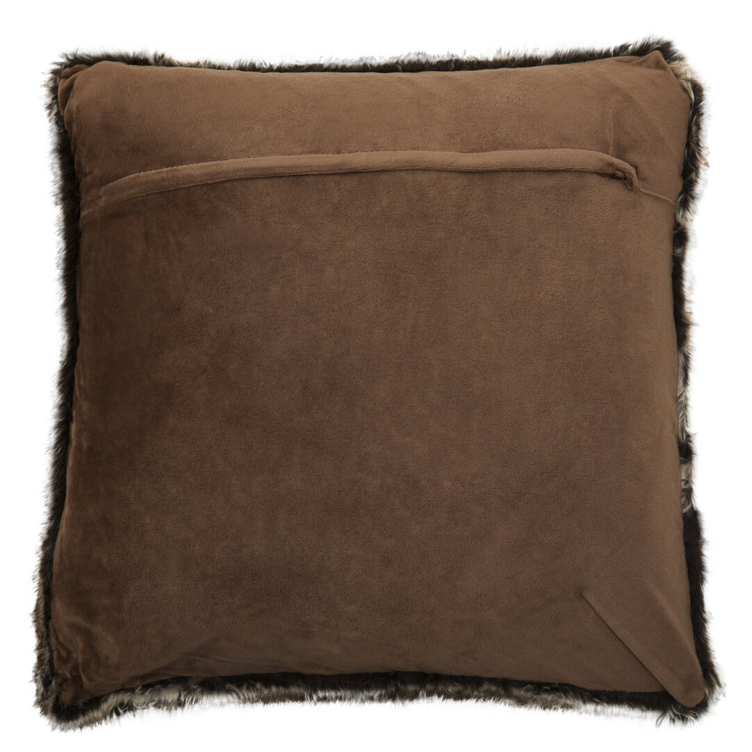 Bosie Lamina Mocha Ombre Square Fur Kissen